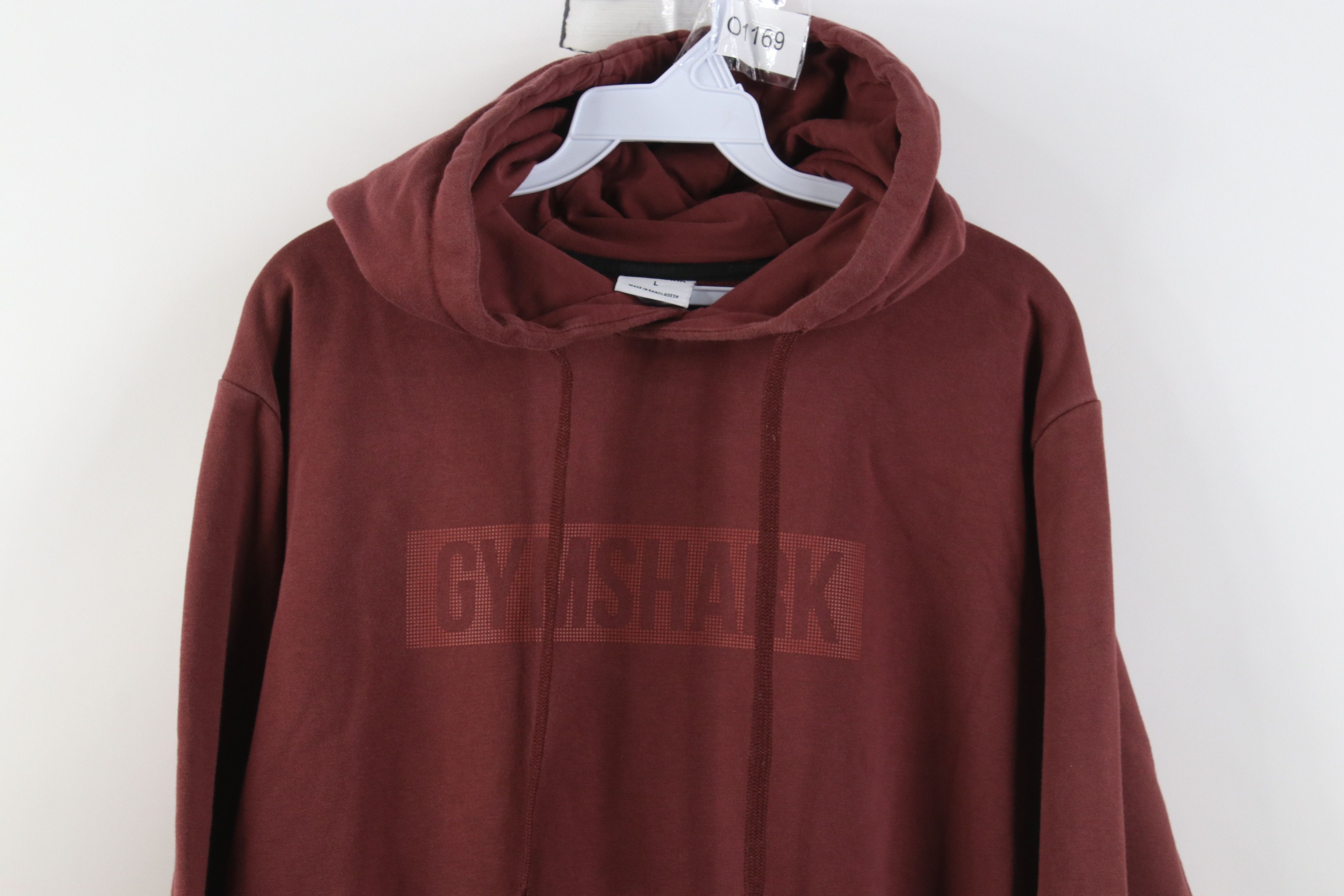 Gymshark Gymshark Box Logo Workout Gym Hoodie Sweatshirt Red Size US L / EU 52-54 / 3 - 2 Thumbnail