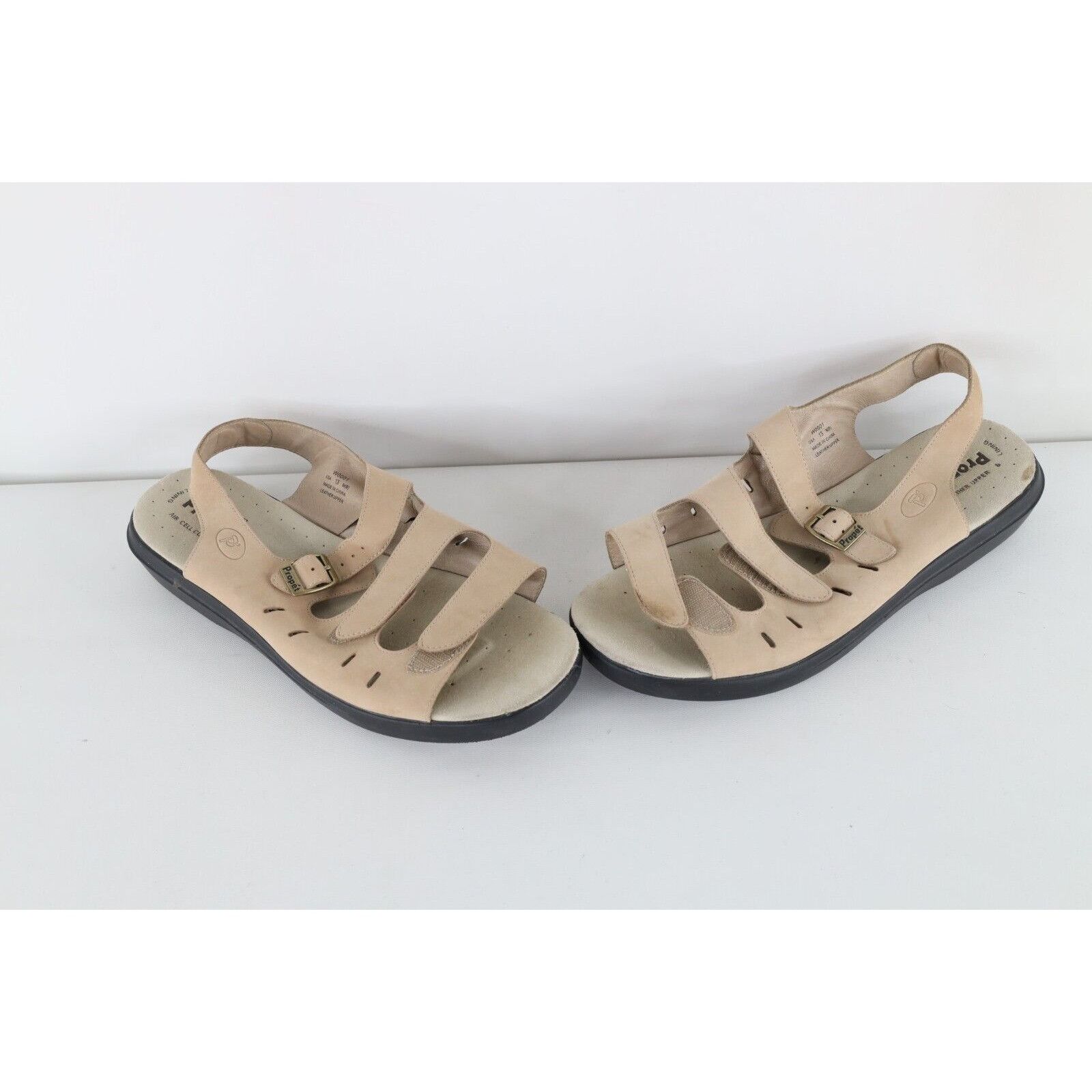 Vintage Propet Mens Suede Leather Cushion Strap Fisherman Sandals Size US 13 / EU 46 - 1 Thumbnail