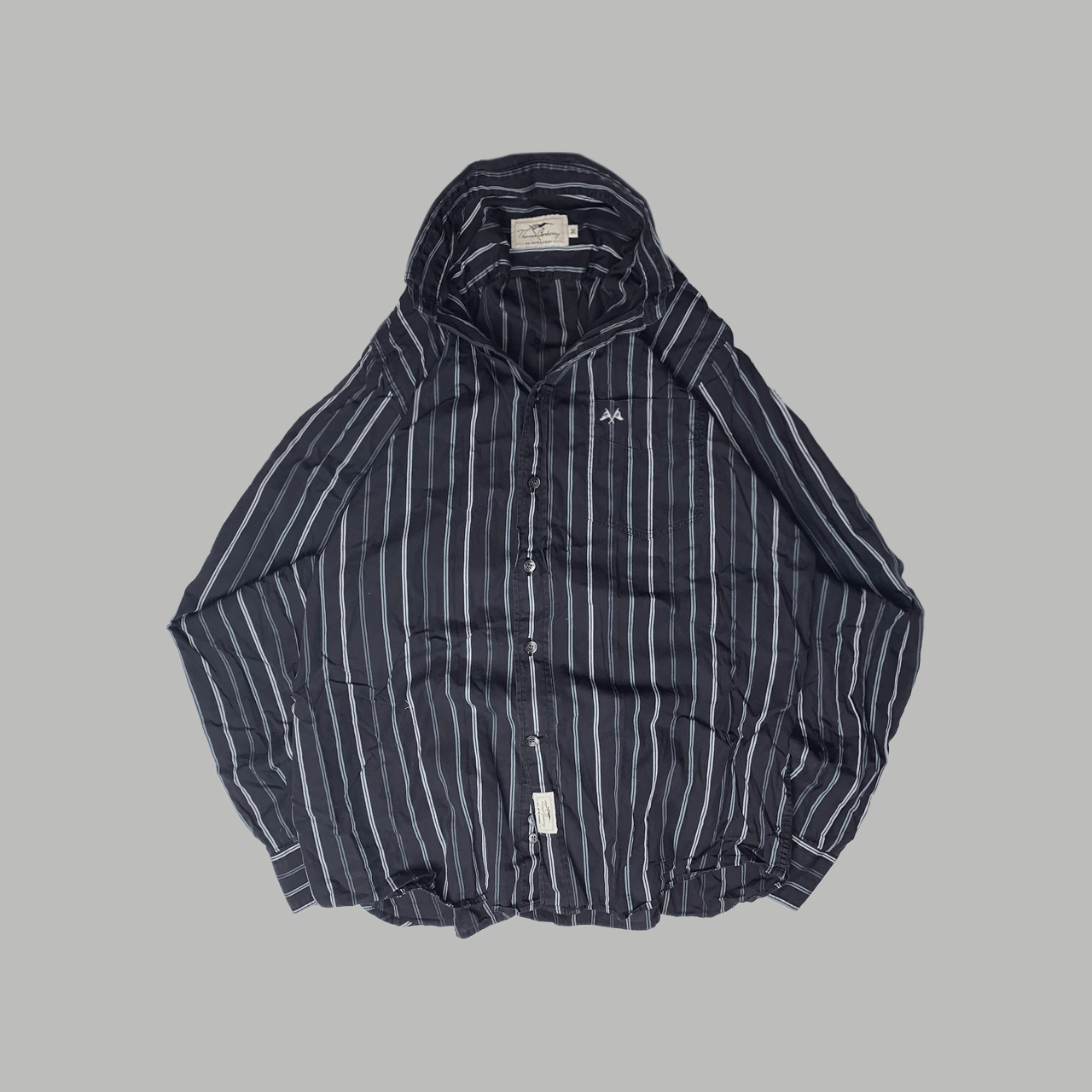 Burberry × Vintage Thomas Burberry striped shirt SS02 vtg Size US M / EU 48-50 / 2 - 1 Thumbnail