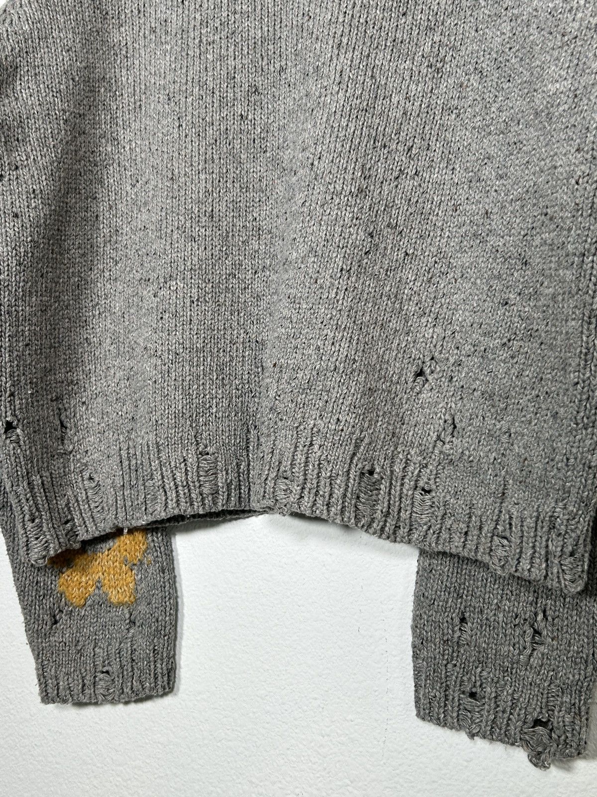 Acne Studios Floral Mohair Distressed Sweater Size US M / EU 48-50 / 2 - 4 Thumbnail