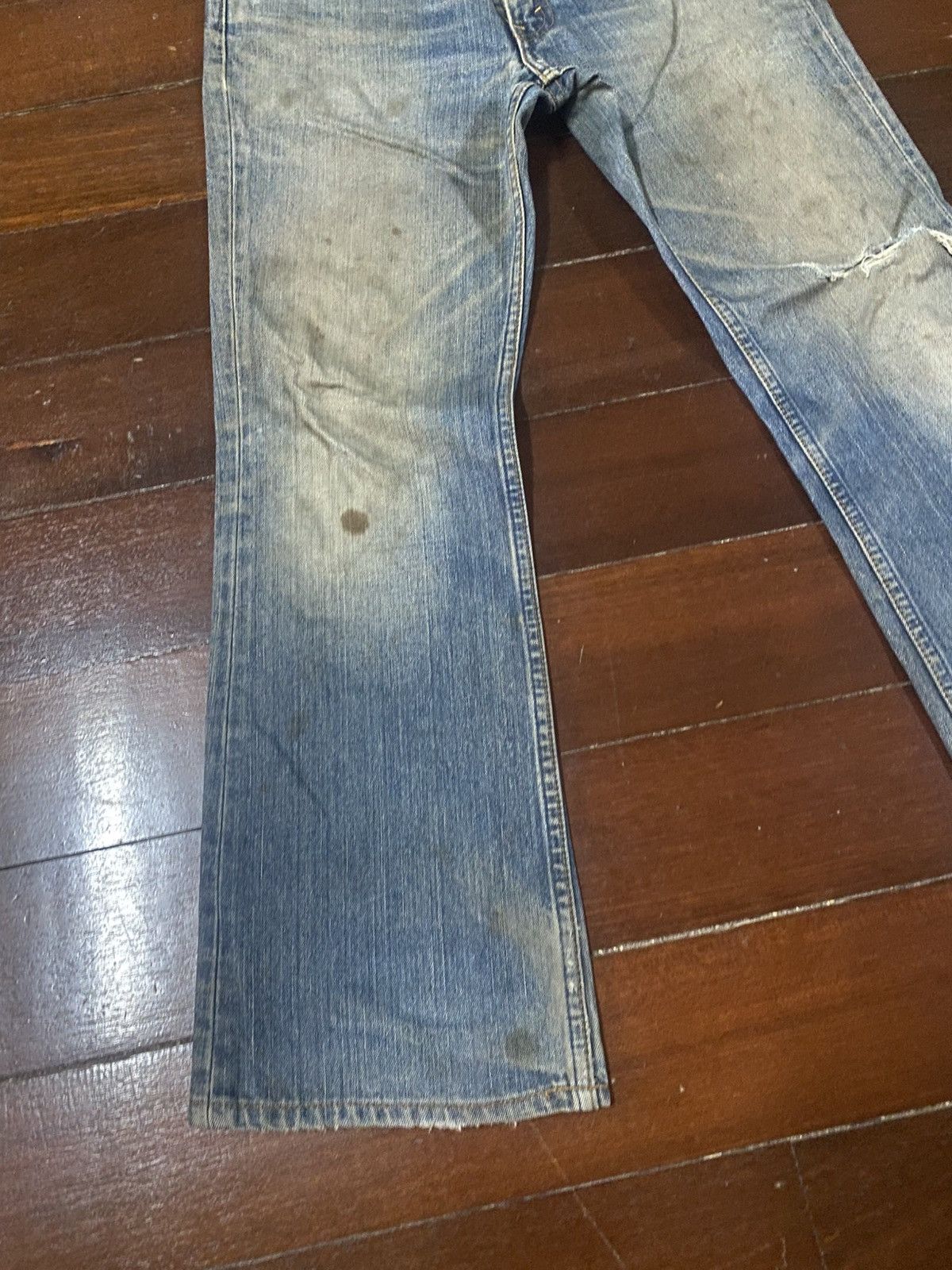 Levi's Faded Vintage Levi’s 517 Flares distressed bootcut wide leg Size US 32 / EU 48 - 3 Thumbnail