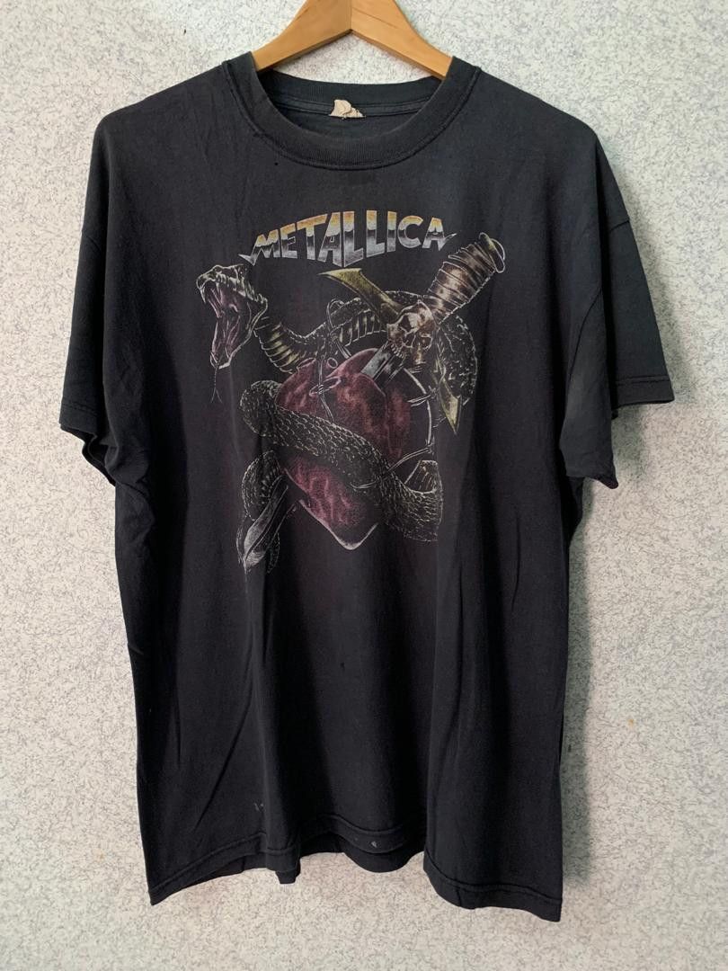 Band Tees × Vintage Vintage band Metallic Size US XL / EU 56 / 4 - 1 Thumbnail