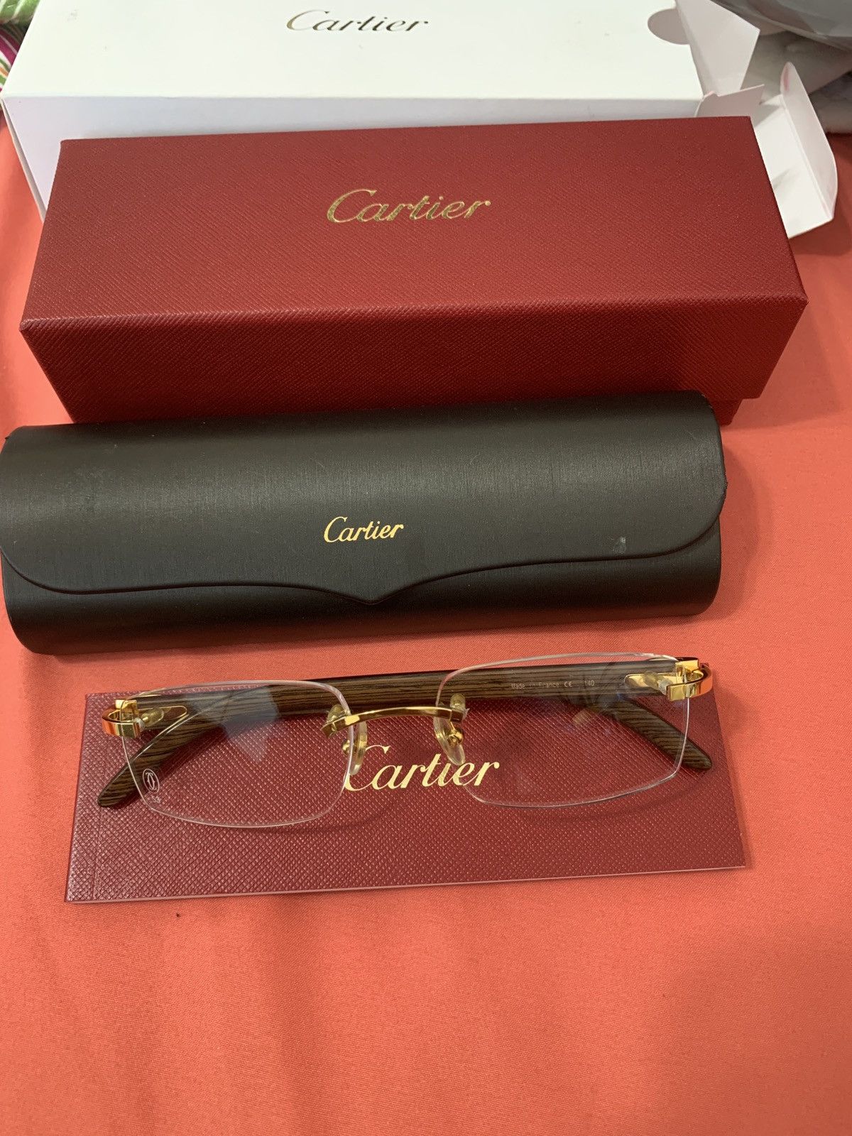 Cartier Cartier glasses frames (woods) | Grailed