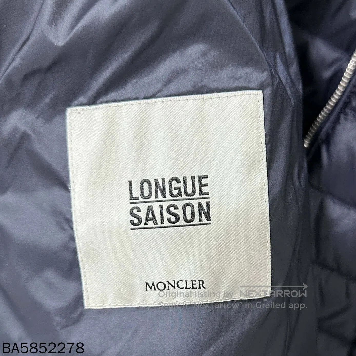 Moncler navy down jacket by Moncler. Size US M / EU 48-50 / 2 - 5 Thumbnail