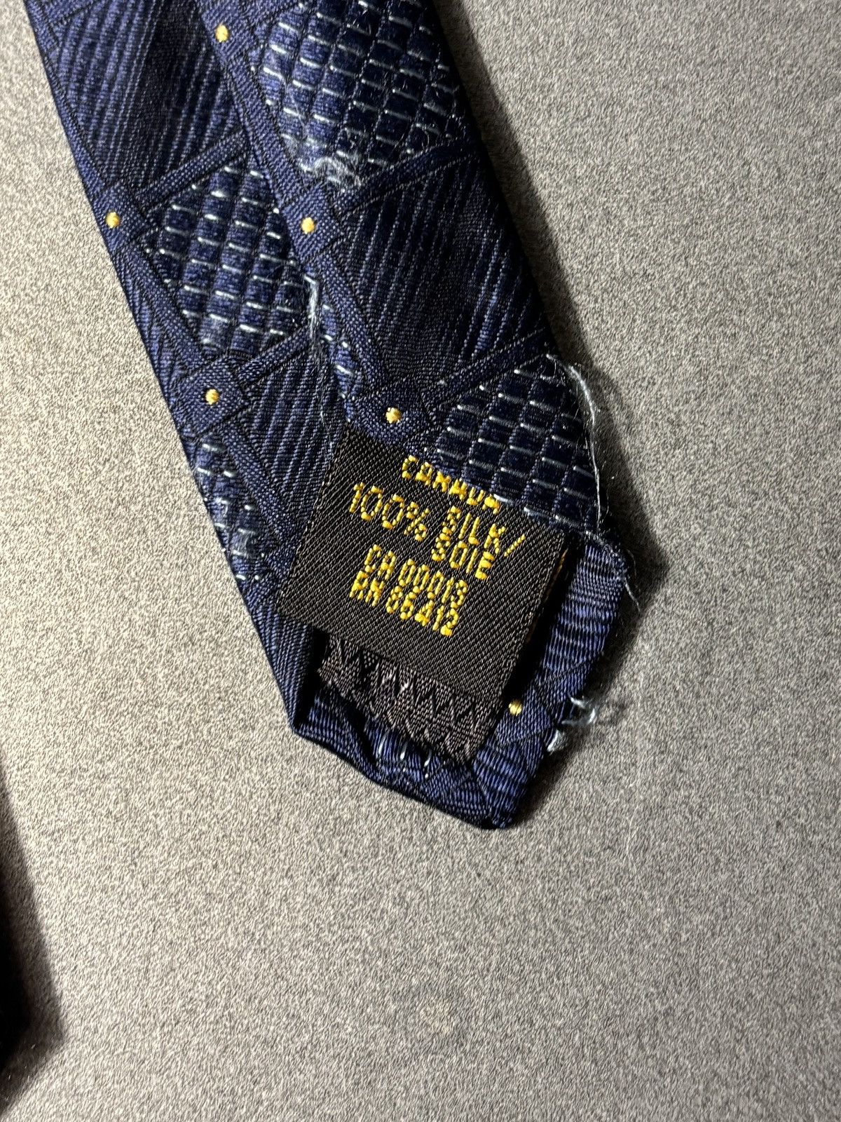 Guy Laroche Vintage Guy Laroche Silk Tie Diffusion Patterned Necktie 90s Size ONE SIZE - 11 Thumbnail