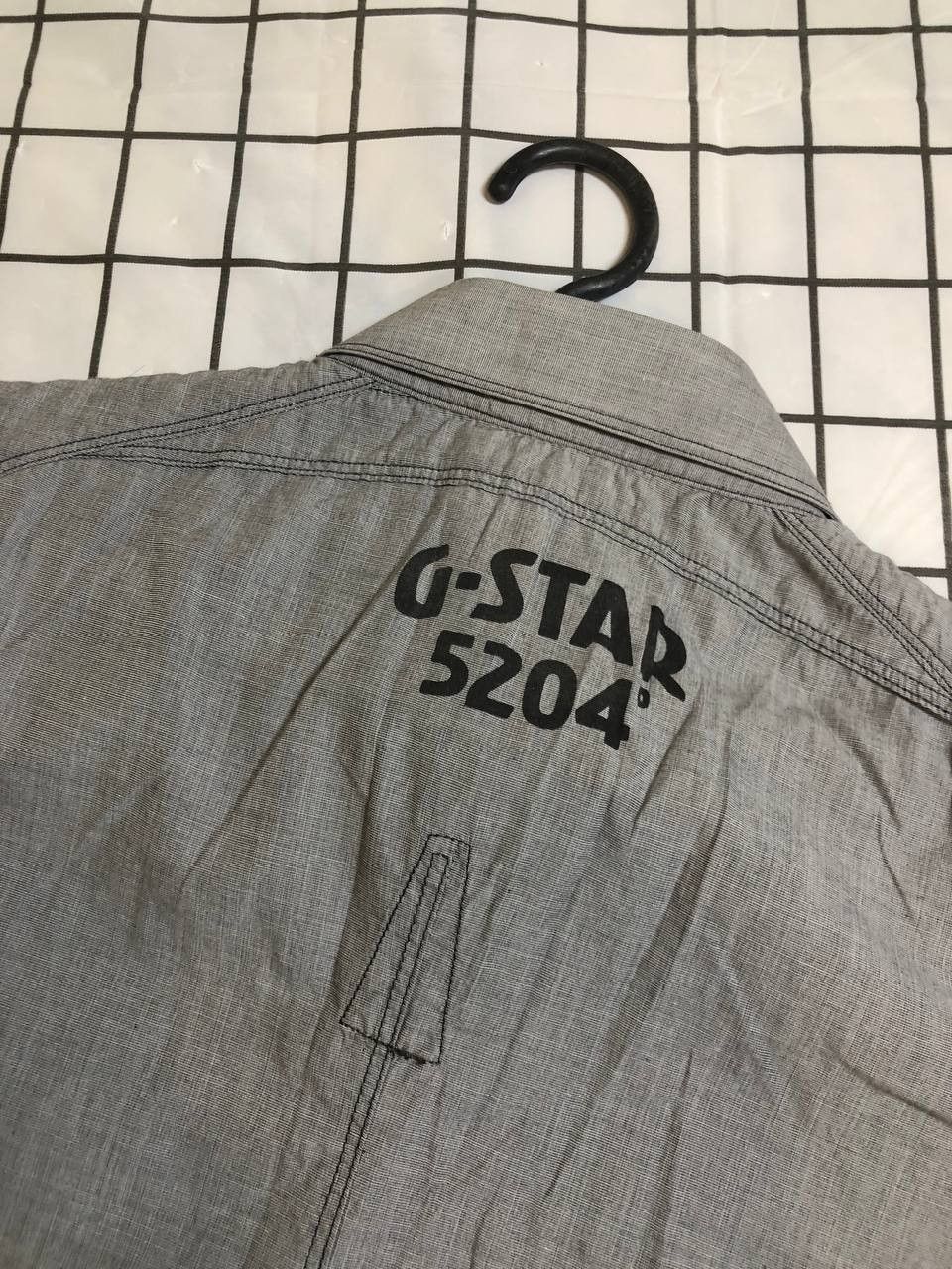 G-Star G Star Raw Men's Midnight Piping Check Shirt Short Sleeve Size US XL / EU 56 / 4 - 11 Thumbnail