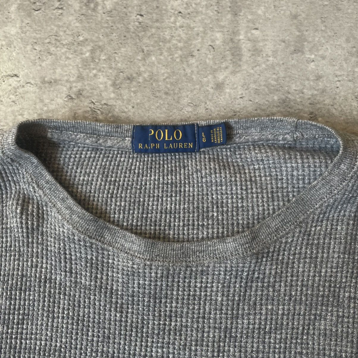 Polo Ralph Lauren New Collection Polo Ralph Lauren Knit Wafle Sweatshirt Size US L / EU 52-54 / 3 - 3 Thumbnail