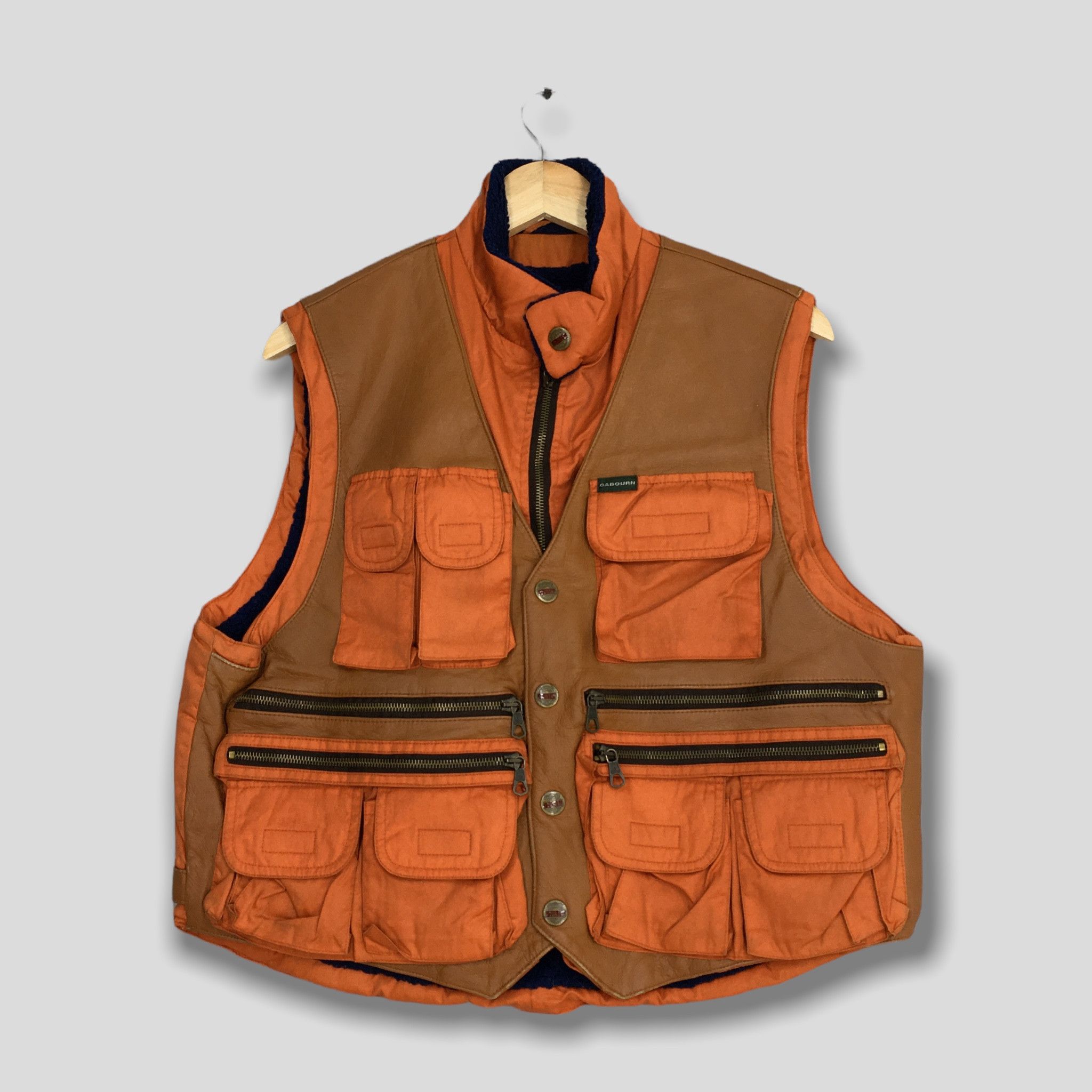 Nigel Cabourn Vintage Nigel Cabourn Tactical Vest Jacket Medium Size US M / EU 48-50 / 2 - 1 Thumbnail