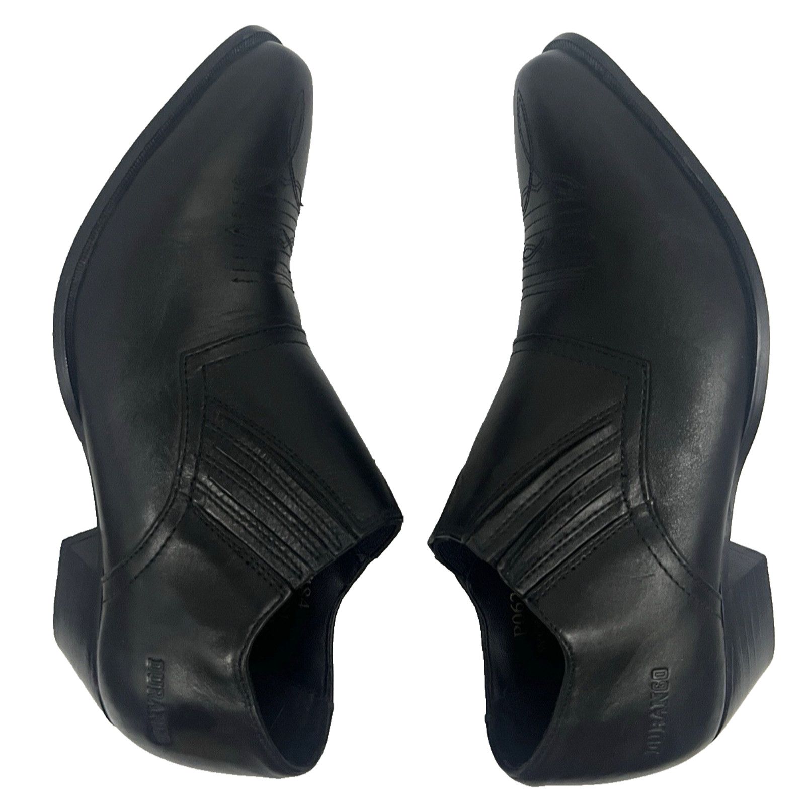 Durango Durango Western Ankle Boots US 7M Black Leather Stretch Size US 7 / IT 37 - 5 Thumbnail