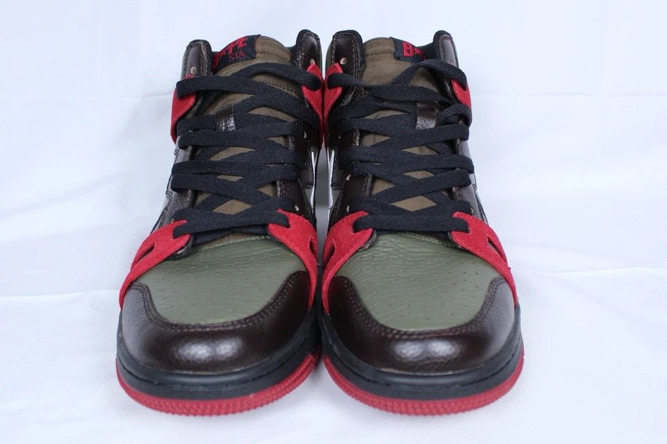 Bape BAPE Bapesta 93 Hi Brown/Khaki Sneakers (US 9) Size US 9 / EU 42 - 5 Thumbnail