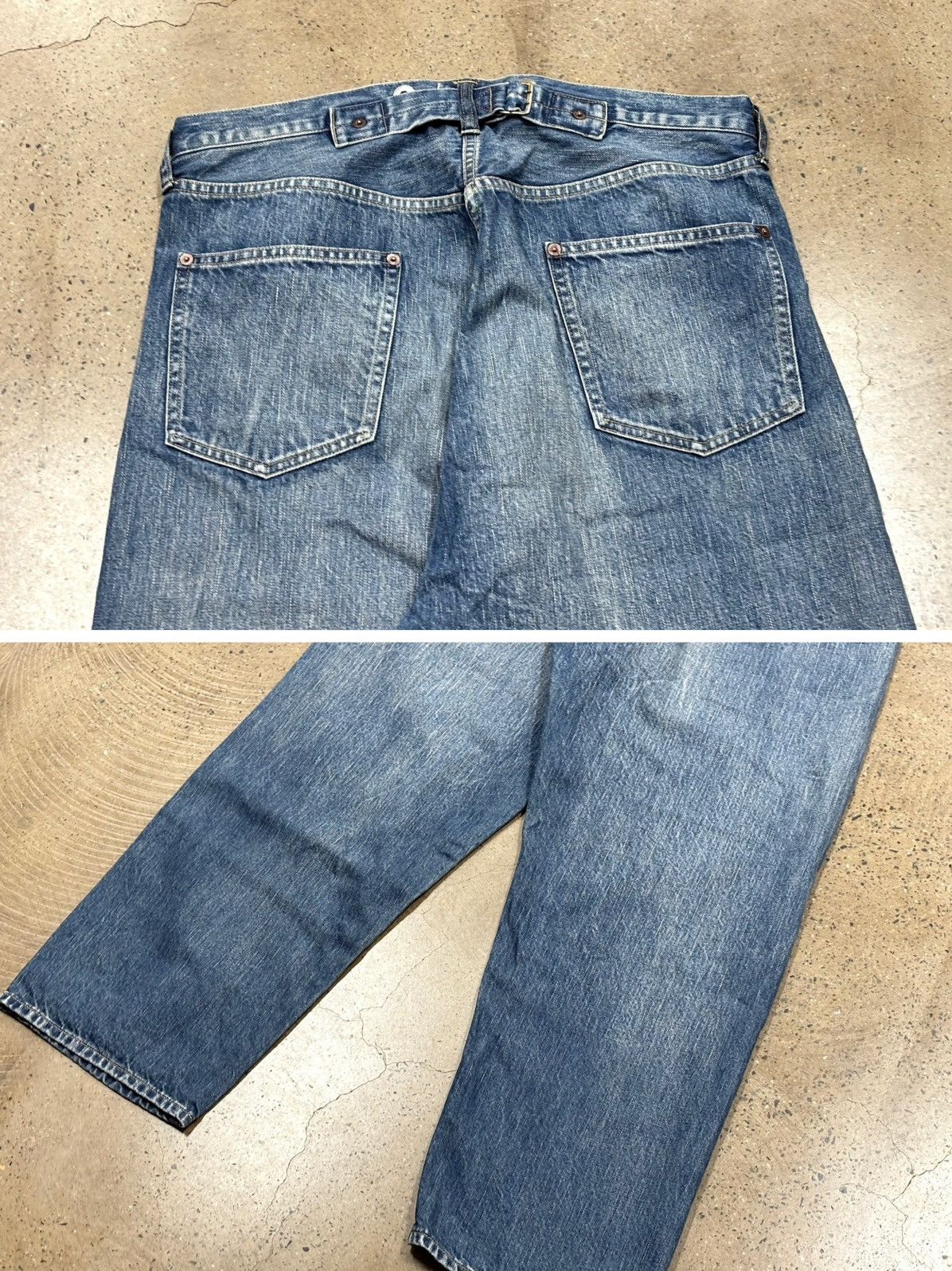 A.PRESSE A.PRESSE 25AW No.22 Washed Wide Denim Pants Size US 34 / EU 50 - 6 Thumbnail