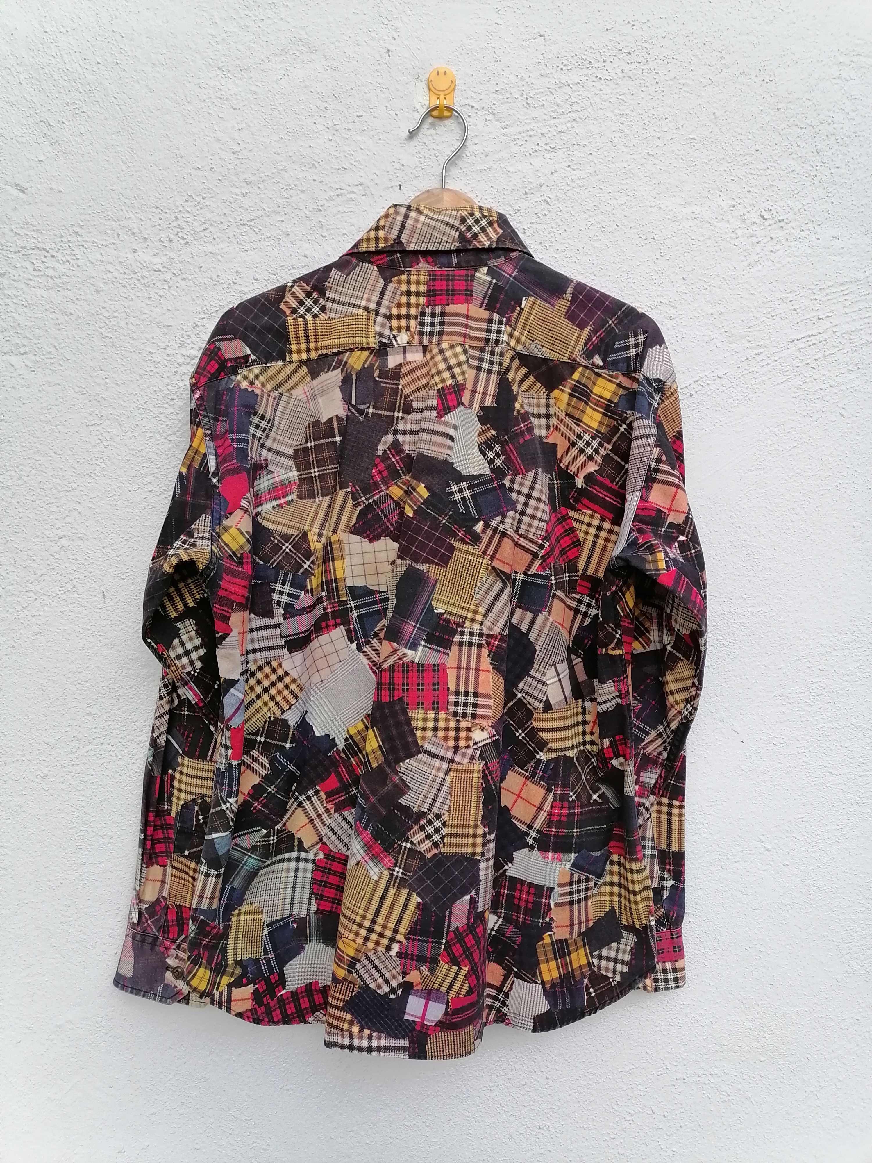 Japanese Brand Abahouse Patchwork Print Button Up Shirt Size US L / EU 52-54 / 3 - 5 Thumbnail