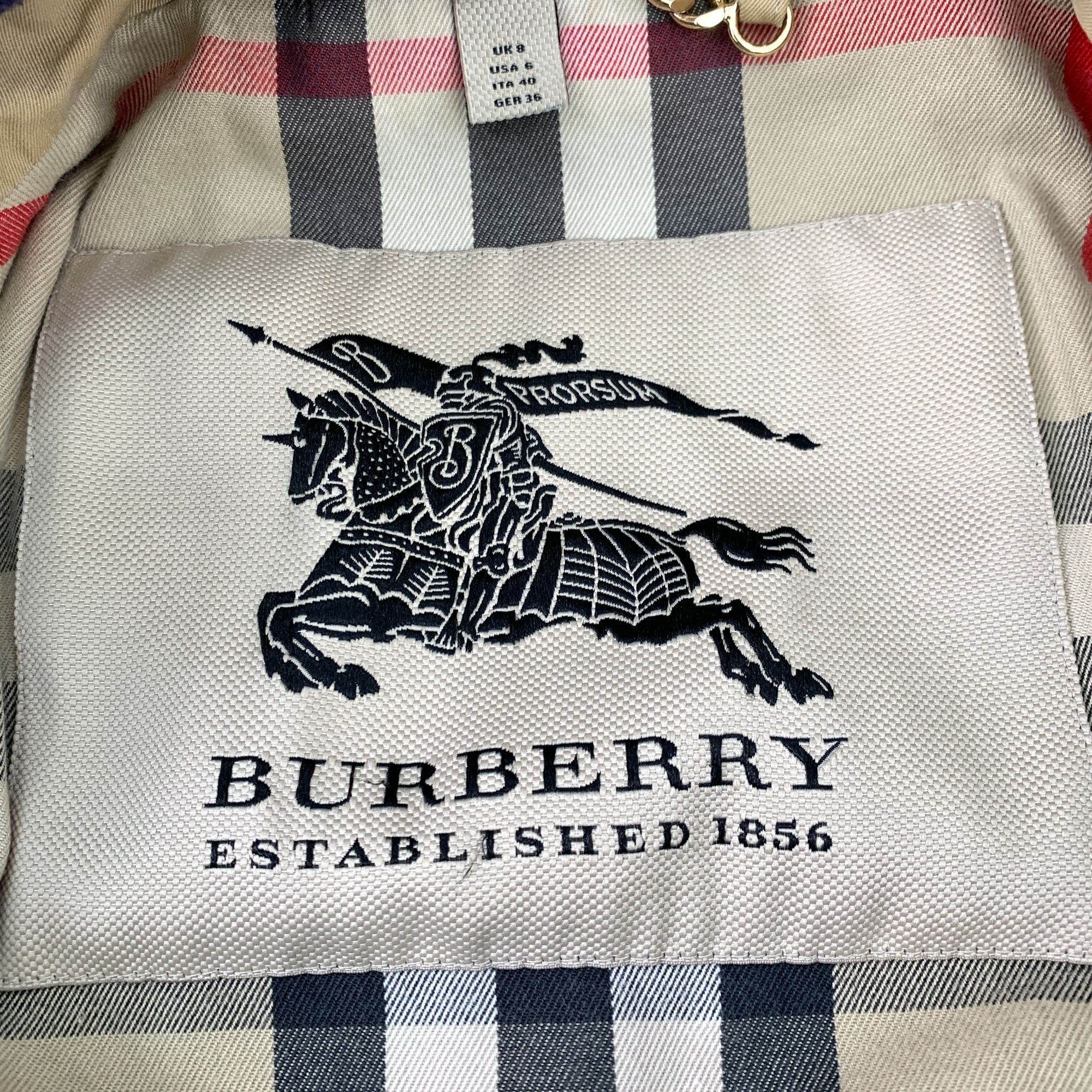 Burberry Burberry Womens Trench Coat Beige Double-Breasted Button Clo Size M / US 6-8 / IT 42-44 - 8 Thumbnail
