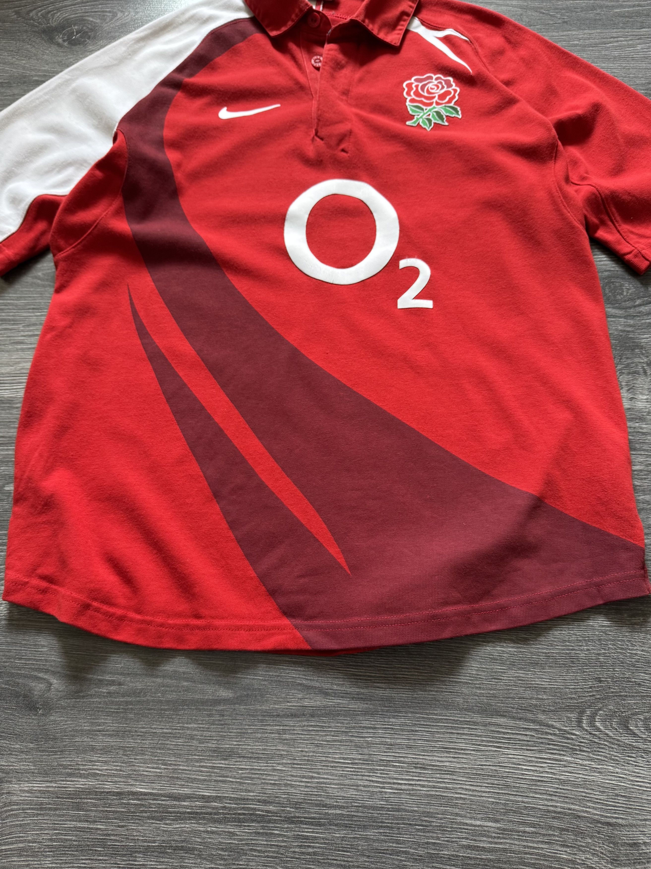 Nike Nike England Rugby Polo tee jersey O2 Drill Shirt Size US L / EU 52-54 / 3 - 4 Thumbnail