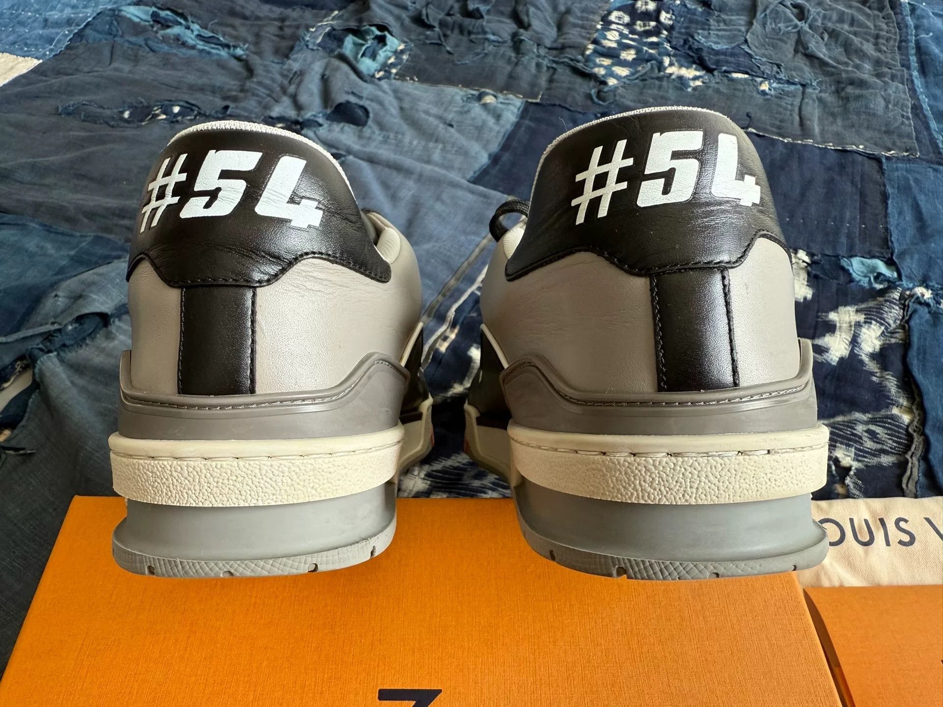 Louis Vuitton Louis Vuitton LV Trainer Black Cement Original Size US 10 / EU 43 - 5 Thumbnail