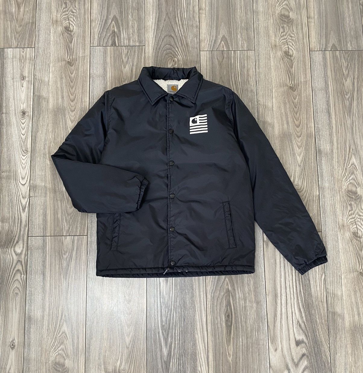 Carhartt Carhartt State Pile Nylon Black Jacket Men's Size S Size US S / EU 44-46 / 1 - 1 Thumbnail