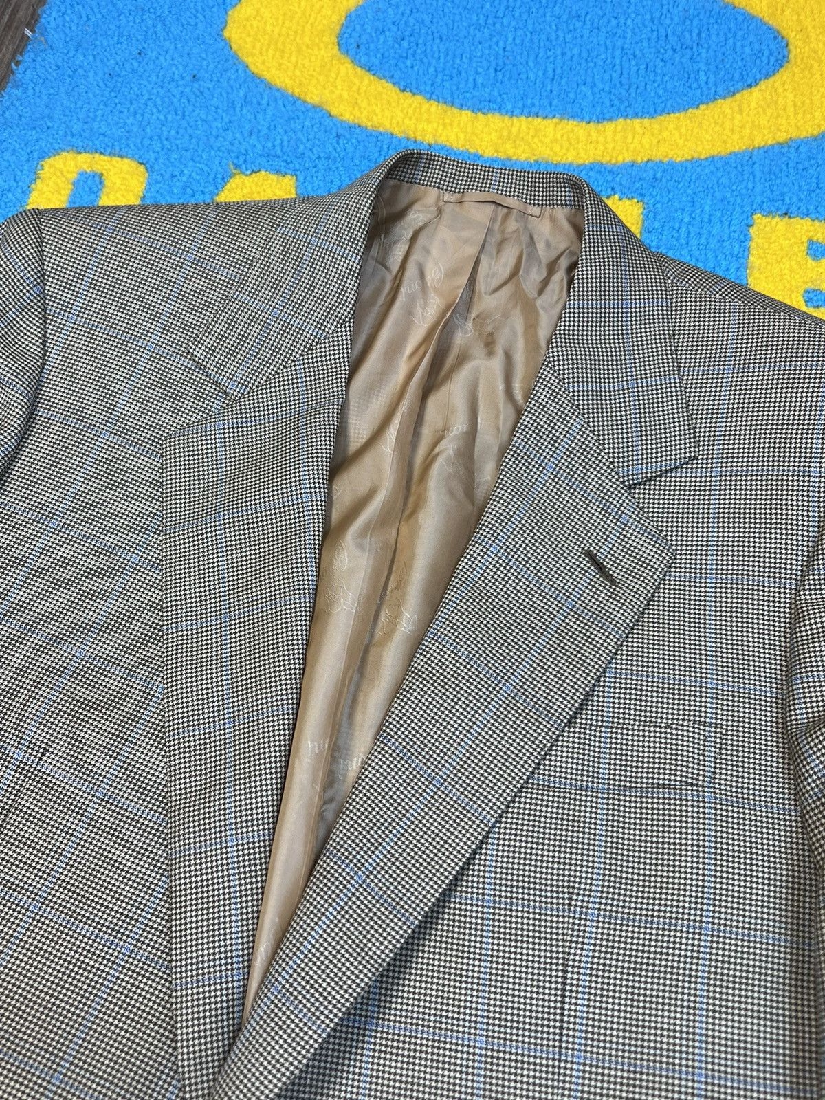 Brioni Brioni Parigi Two Buttons Grey Wool Checked Blazer size 52 Size 52S - 8 Thumbnail
