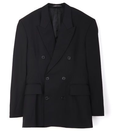 Image of Balenciaga O1Mt1Gz0524 Slim Fit Db Jacket In Black, Men's (Size Small)