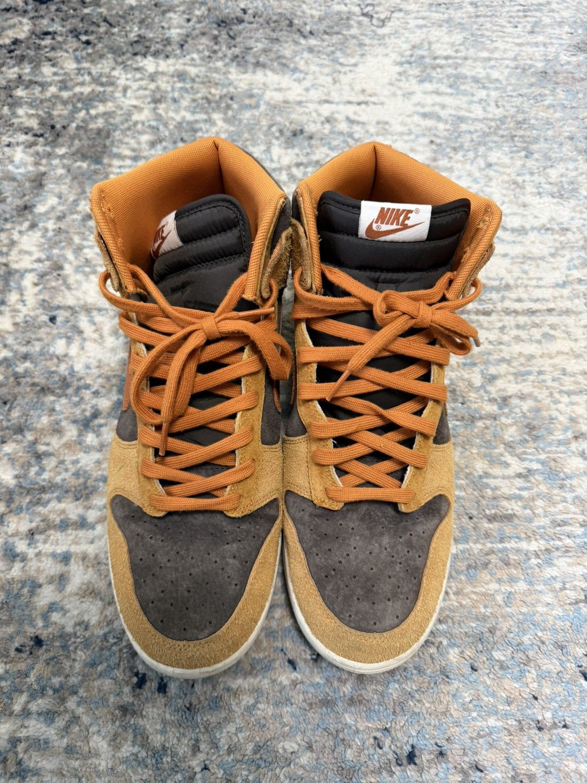 Nike Nike dunk high gold canvas Size US 13 / EU 46 - 3 Thumbnail