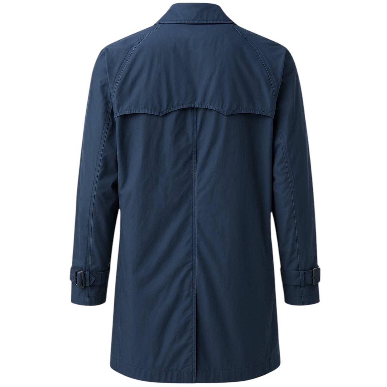 Burberry BURBERRY BRIT SOLID WMN NAVY BUTTON TRENCH COAT JACKET XL Size XL / US 12-14 / IT 48-50 - 2 Thumbnail