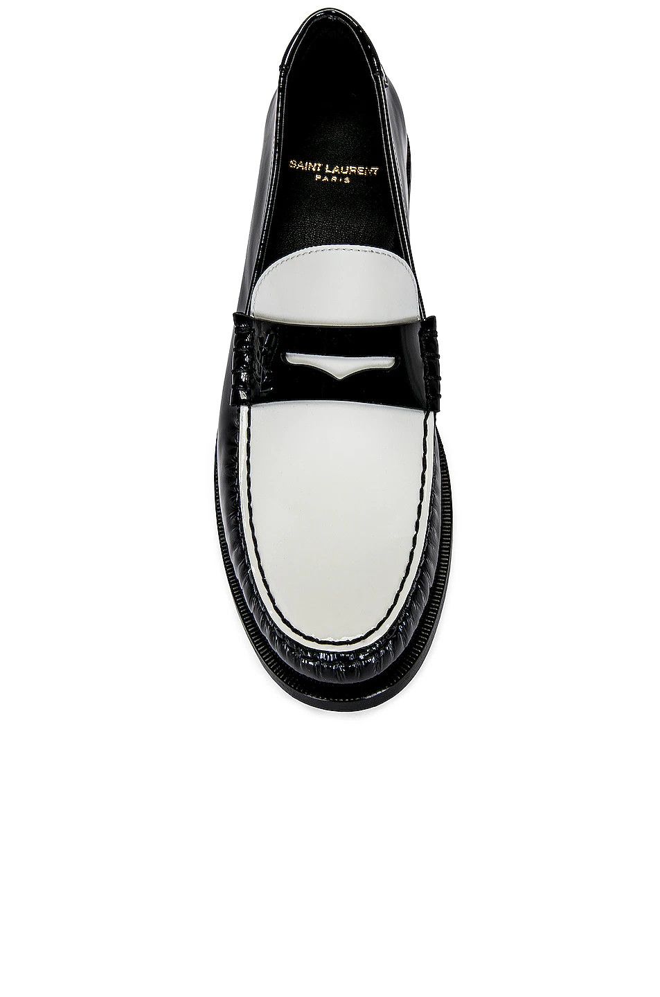 Saint Laurent Paris o1bcso1str1124 Le Loafer Penny Slippers in Black Size US 11 / IT 41 - 4 Thumbnail