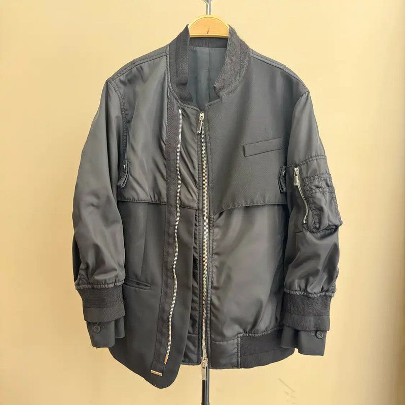 Dior Dior Black Nylon Men's Long Sleeve Jacket 0089 Size US S / EU 44-46 / 1 - 1 Thumbnail