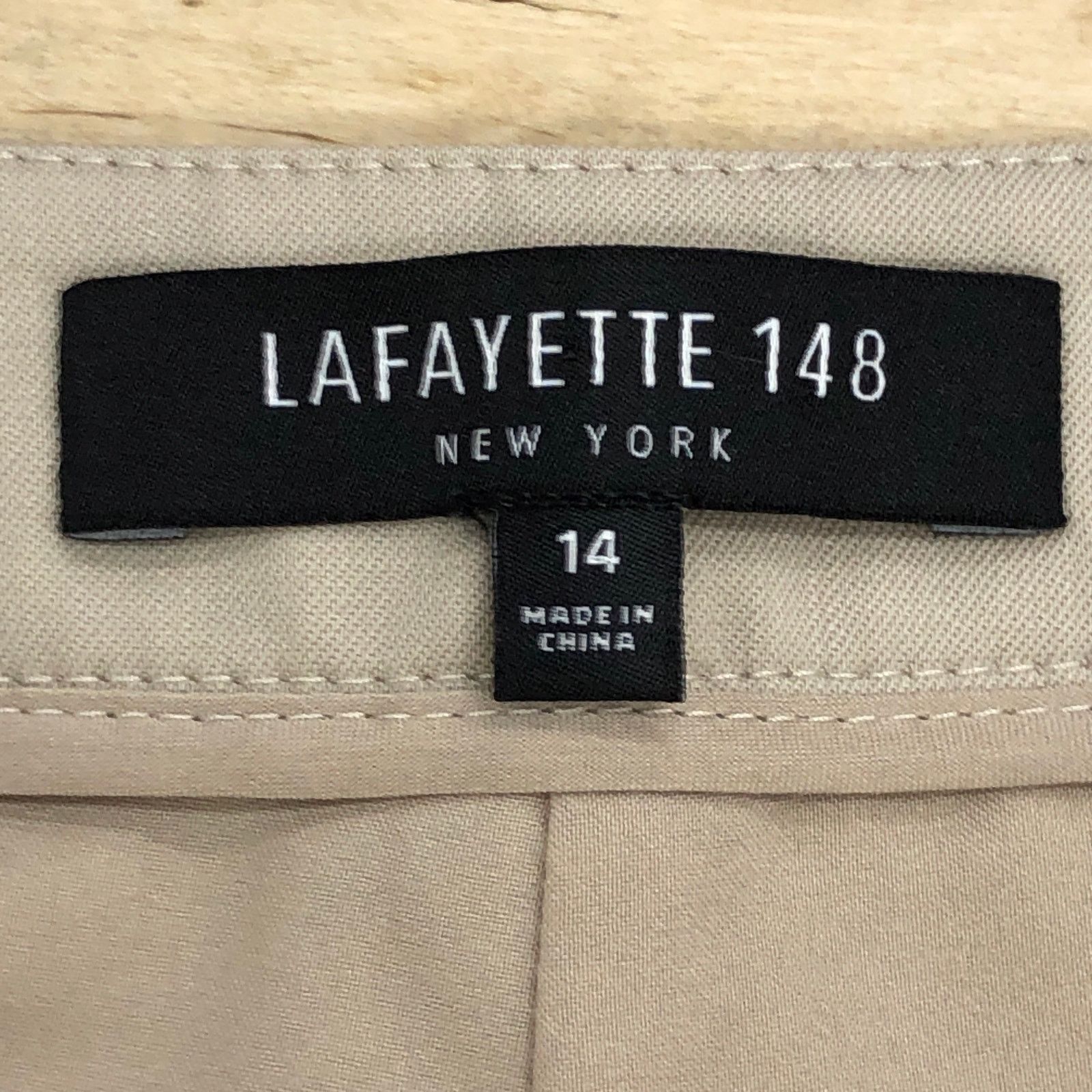 Lafayette 148 Lafayette 148 Sz 14 Pants Bleecker Side Zip Trousers Stretch Size 36" / US 14 / IT 50 - 9 Thumbnail