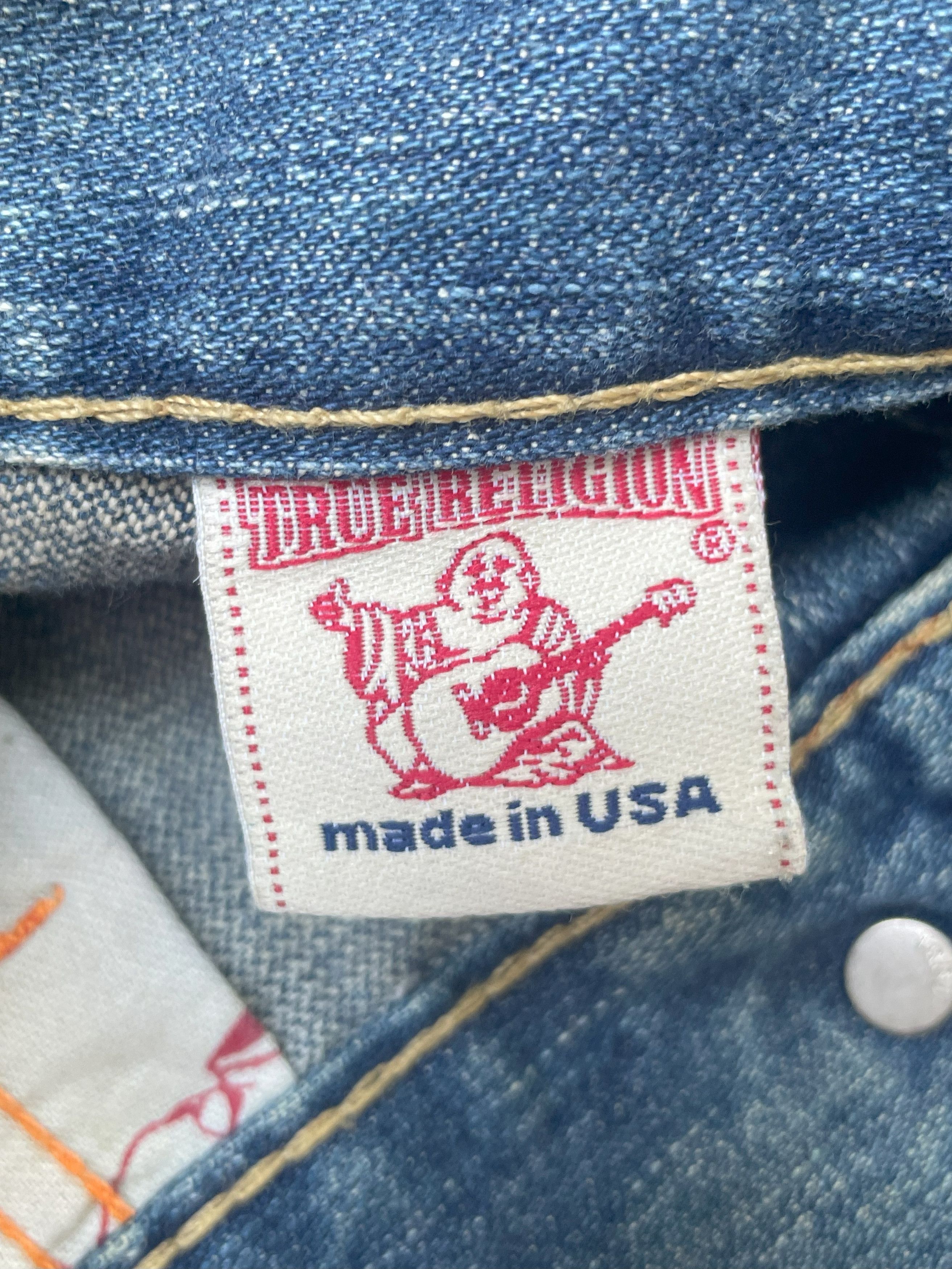 True Religion Vintage True Religion Distresed Size US 33 - 15 Thumbnail
