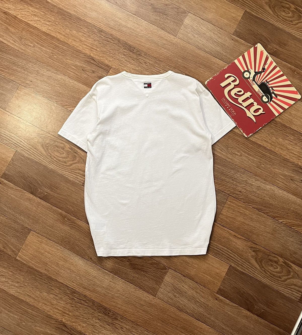Tommy Hilfiger Tommy Hilfiger Big Logo Gorpcore Streetwear T Shirt Size US M / EU 48-50 / 2 - 6 Thumbnail