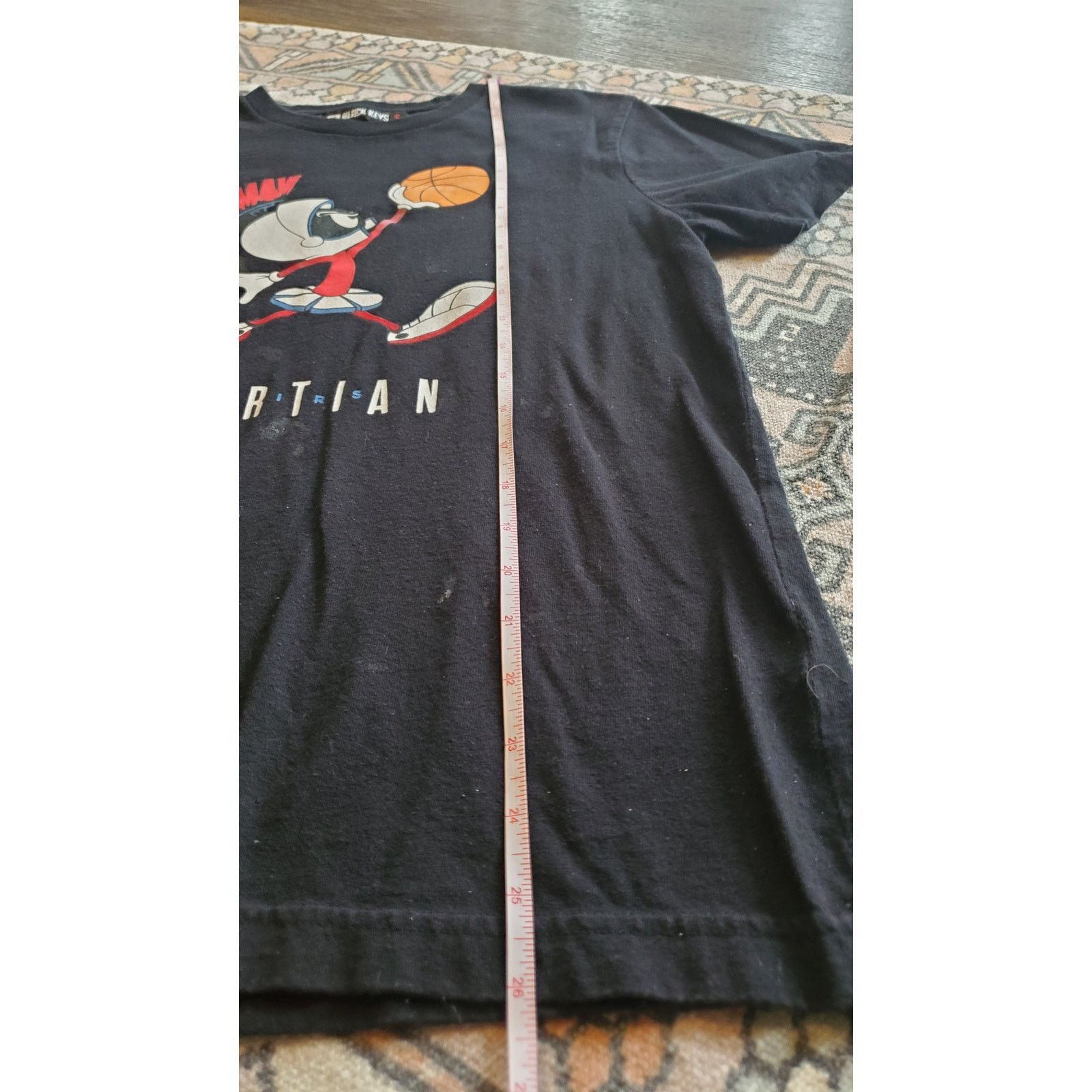 Vintage Vintage Marvin the Martian Basketball Black Shirt Size US S / EU 44-46 / 1 - 5 Thumbnail