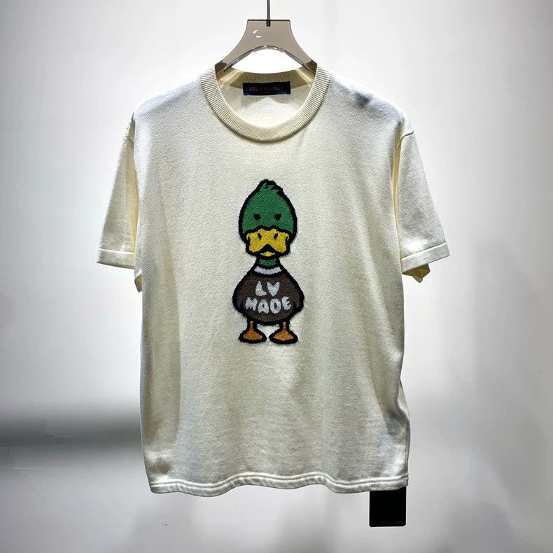 Louis Vuitton LV x NIGO Duck Graphic Short Sleeve Tee - dmc Size US S / EU 44-46 / 1 - 1 Thumbnail