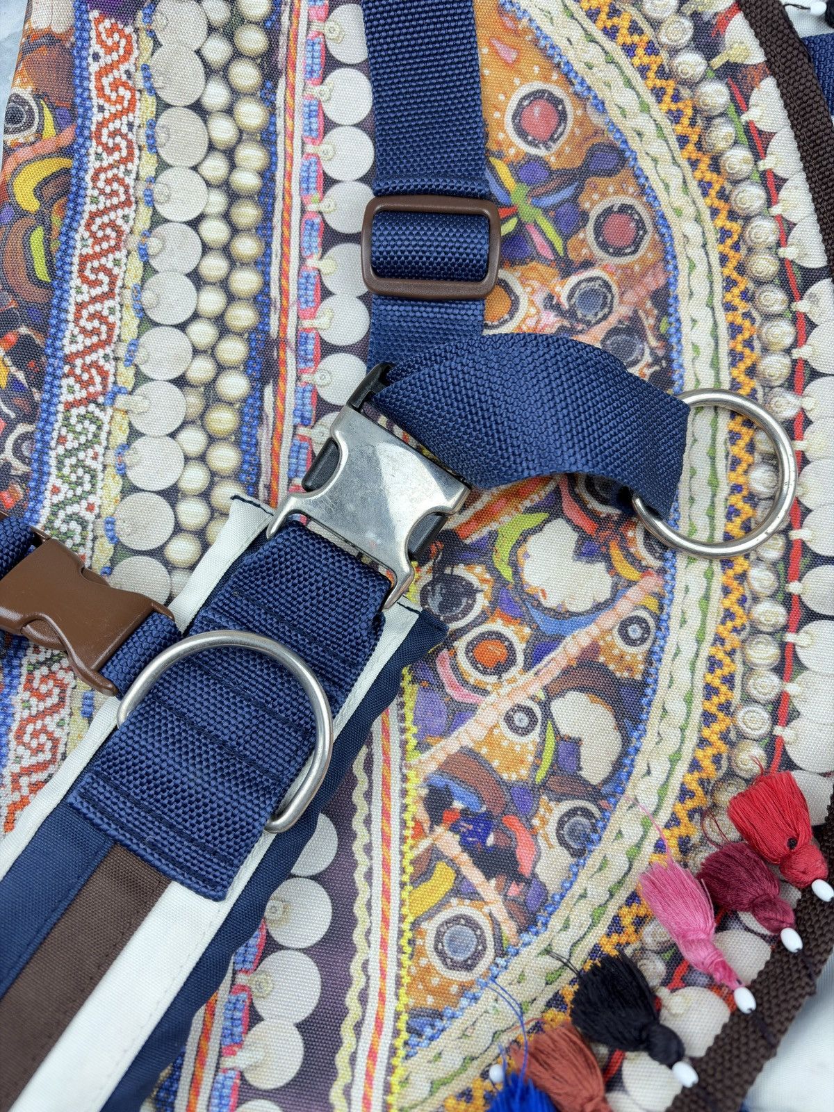 Undercover SS08 Undercover Ethnic Tassel Messenger Cargo Sling Bag Size ONE SIZE - 8 Thumbnail