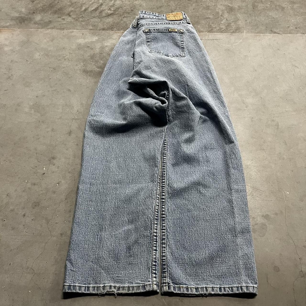 Levi's × Vintage Vintage Y2K/2000s Levis Straight Leg Light Wash Denim Jeans! Size US 34 / EU 50 - 4 Thumbnail
