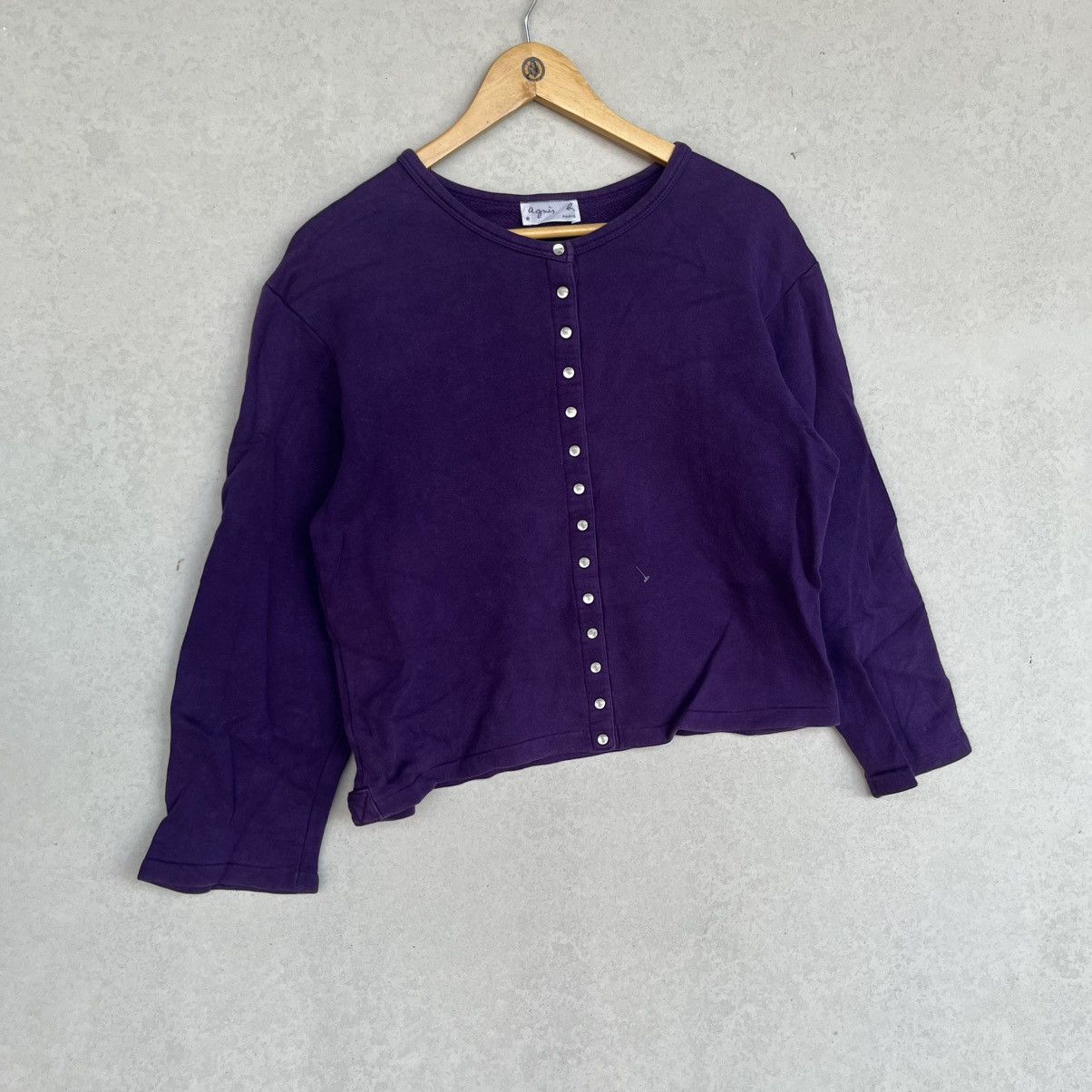 Other Vintage Agnès B.Purple Long Sleeve Button Up Top Size S Size S / US 4 / IT 40 - 3 Thumbnail