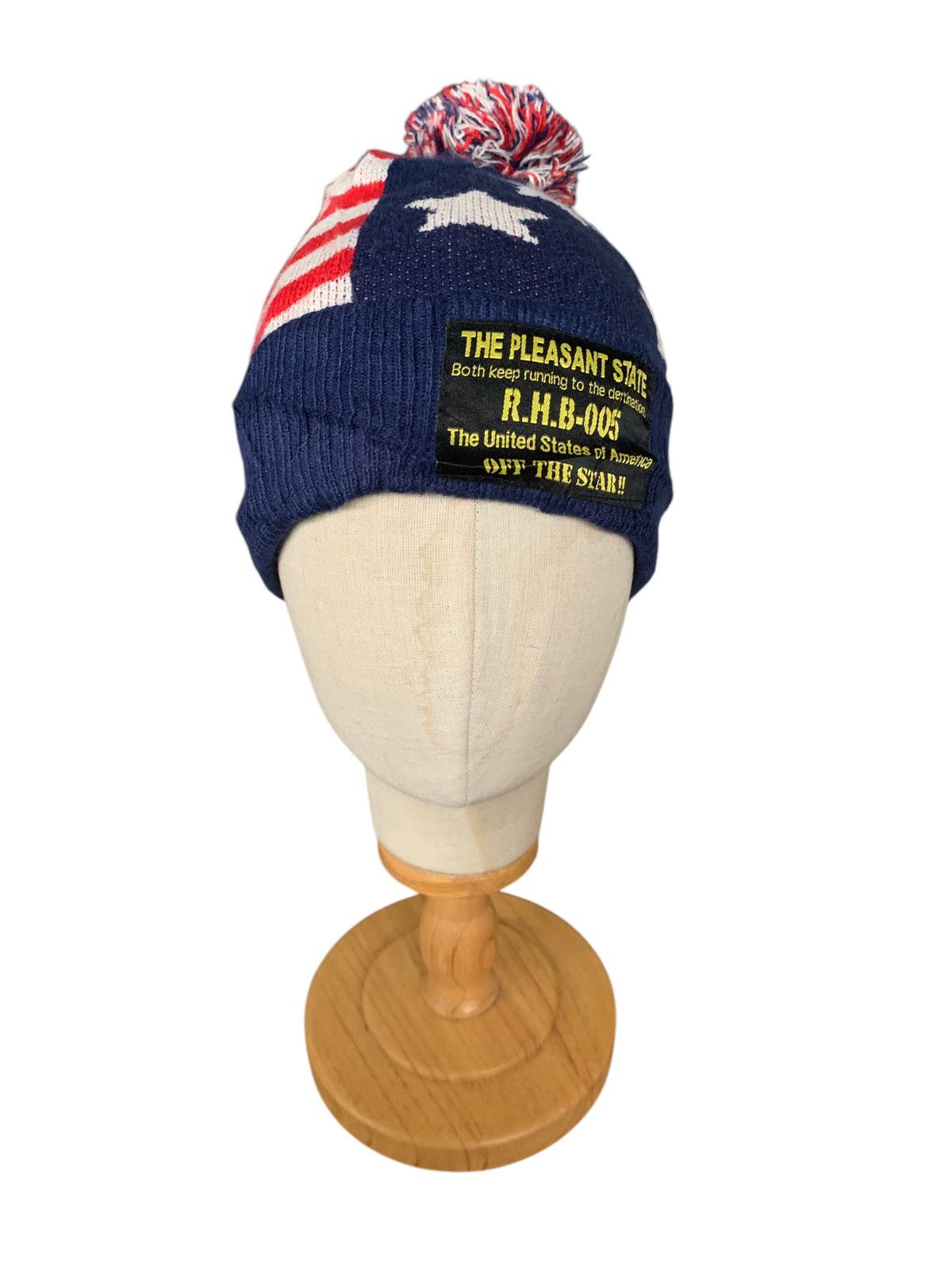 Japanese Brand × Kapital × Vintage American flag knitted Winter sessions Beanie Hats Size ONE SIZE - 6 Thumbnail