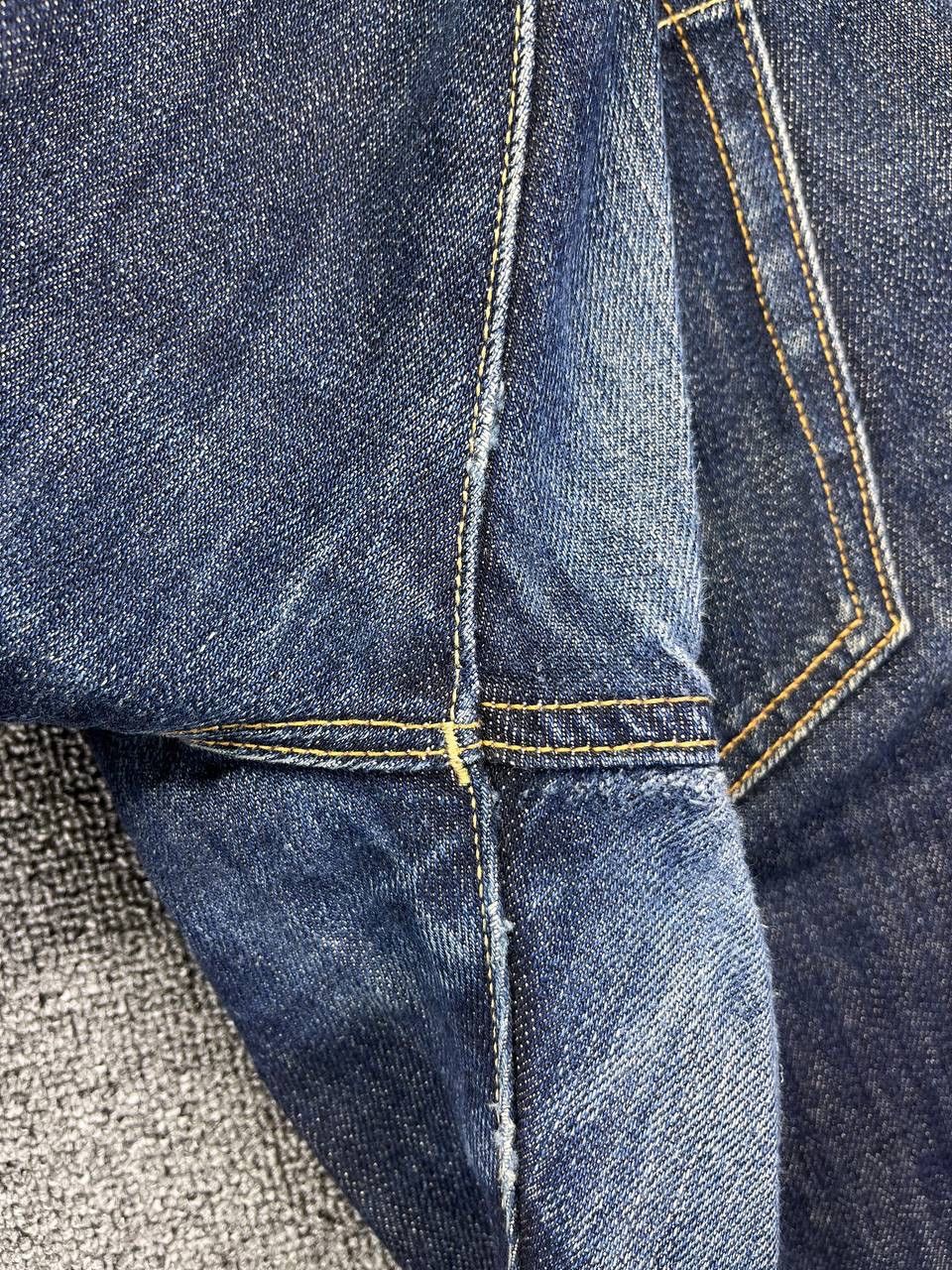 Japanese Brand Vintage Uniqlo Regular Fit Jeans Trashed Punk Denim Pants Size US 30 / EU 46 - 13 Thumbnail