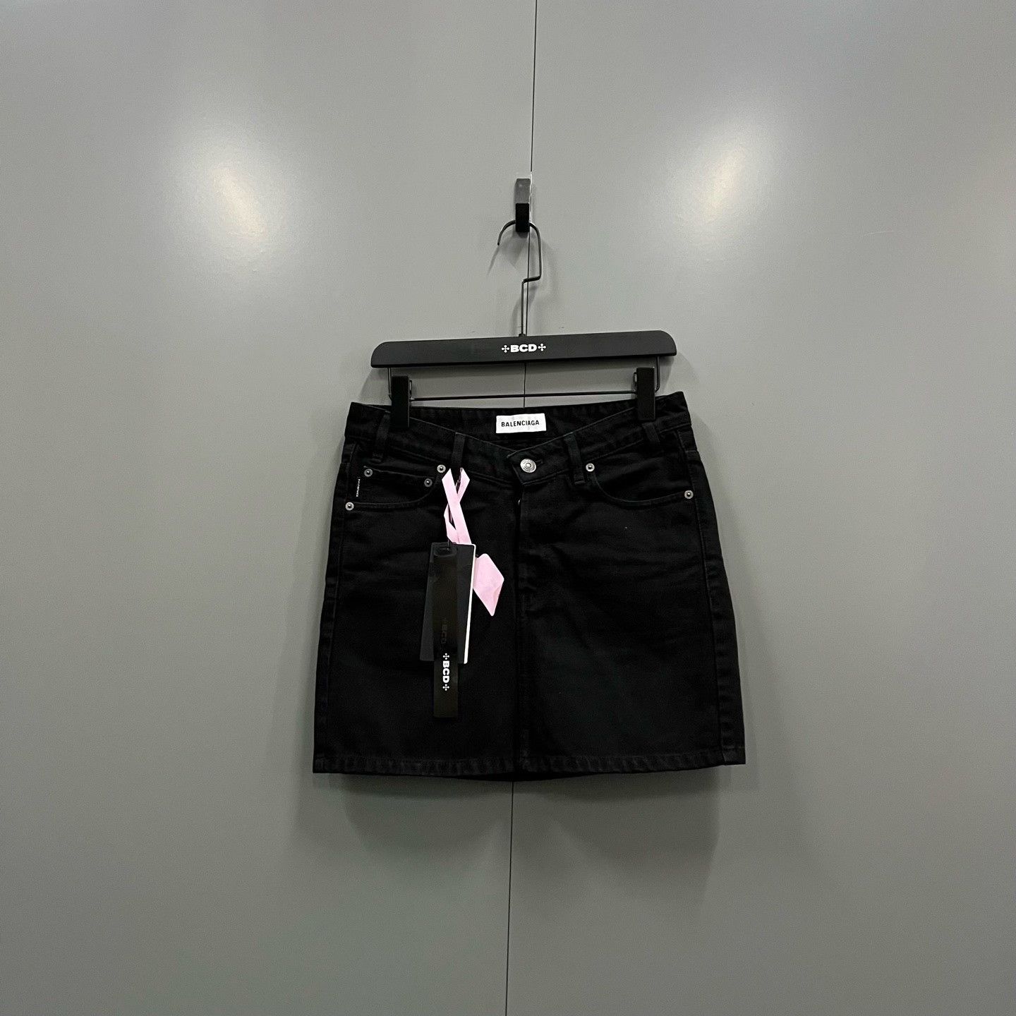 Balenciaga Balenciaga Denim Black Skirt 38 Women Size 38" / US 16 / IT 52 - 1 Thumbnail