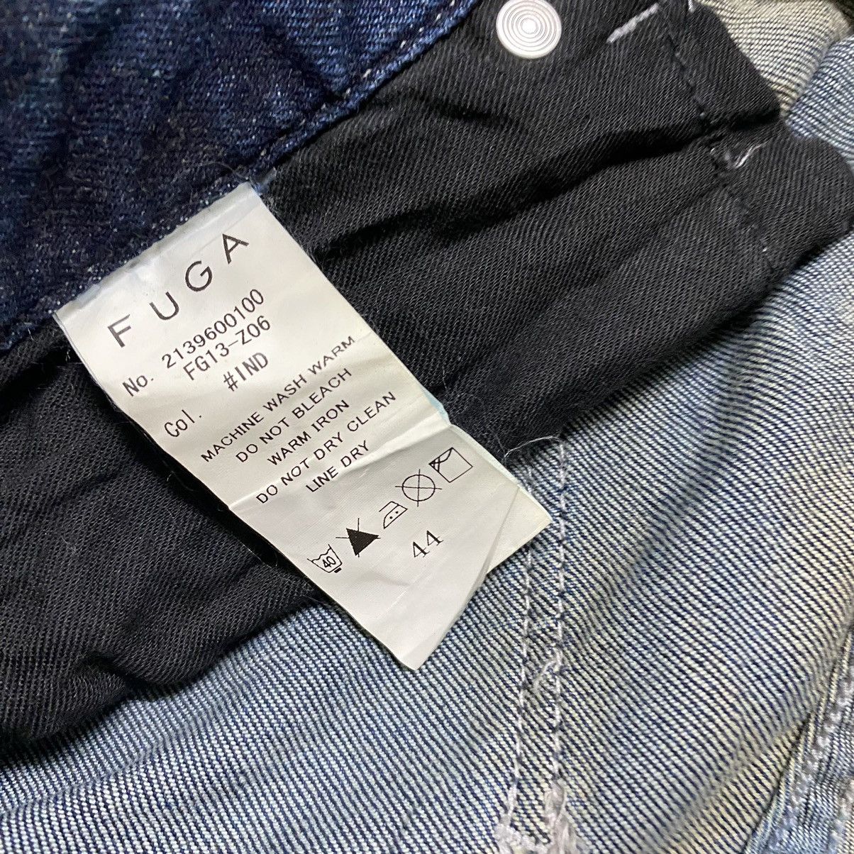 GOSTAR DE FUGA Fuga Waxed Denim Flare Jeans Slim Size US 30 / EU 46 - 18 Thumbnail