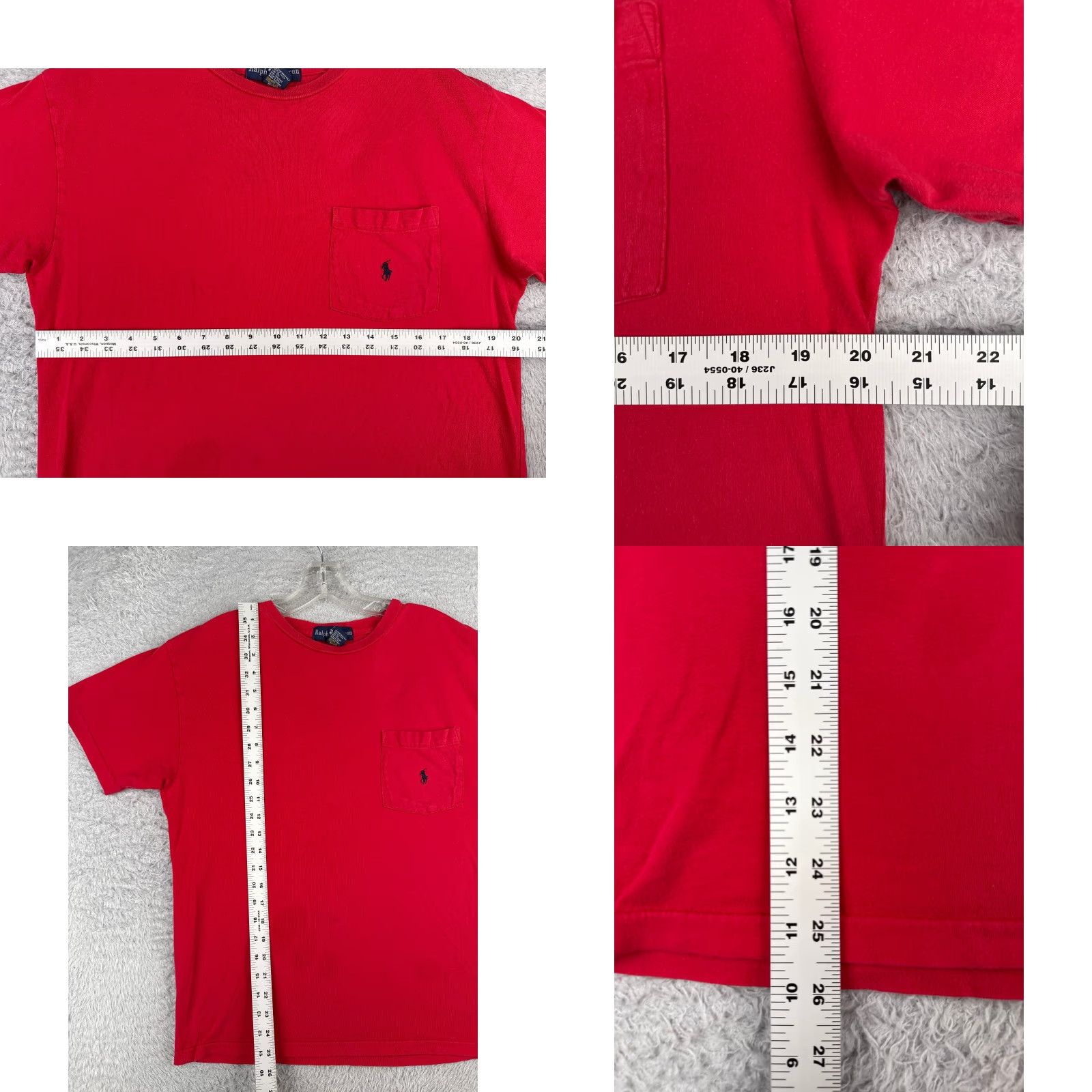 Ralph Lauren Polo Ralph Lauren Shirt Adult Medium Red Crew Neck Pocket Mens Size US M / EU 48-50 / 2 - 8 Thumbnail