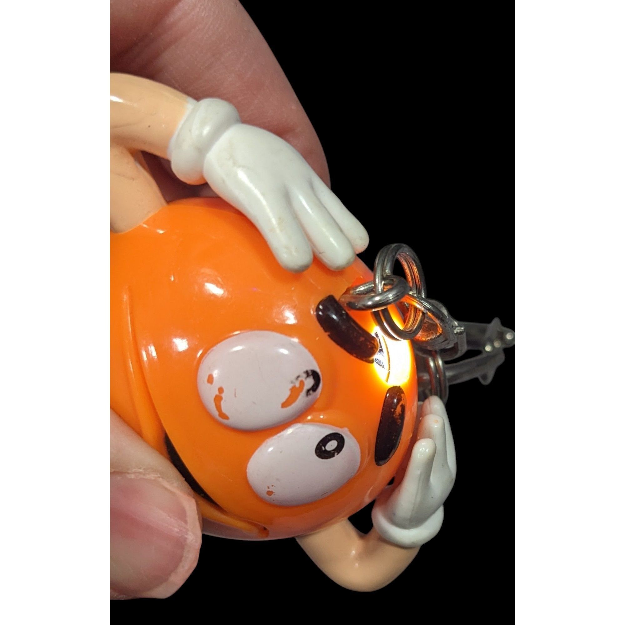 Other Orange M&M 2011 Figural Keychain Flashlight Size ONE SIZE - 4 Thumbnail