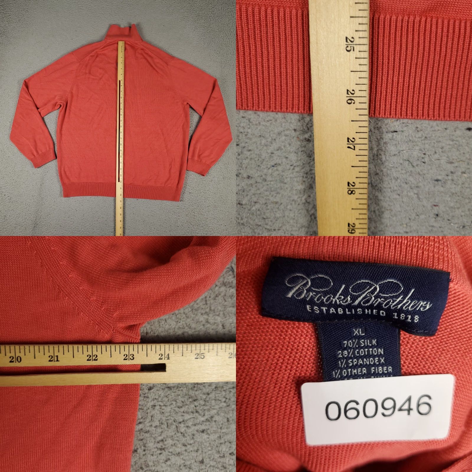 Brooks Brothers Brooks Brothers Sweater Mens XL Red Knit Collared Pullover Classic Size US XL / EU 56 / 4 - 8 Thumbnail