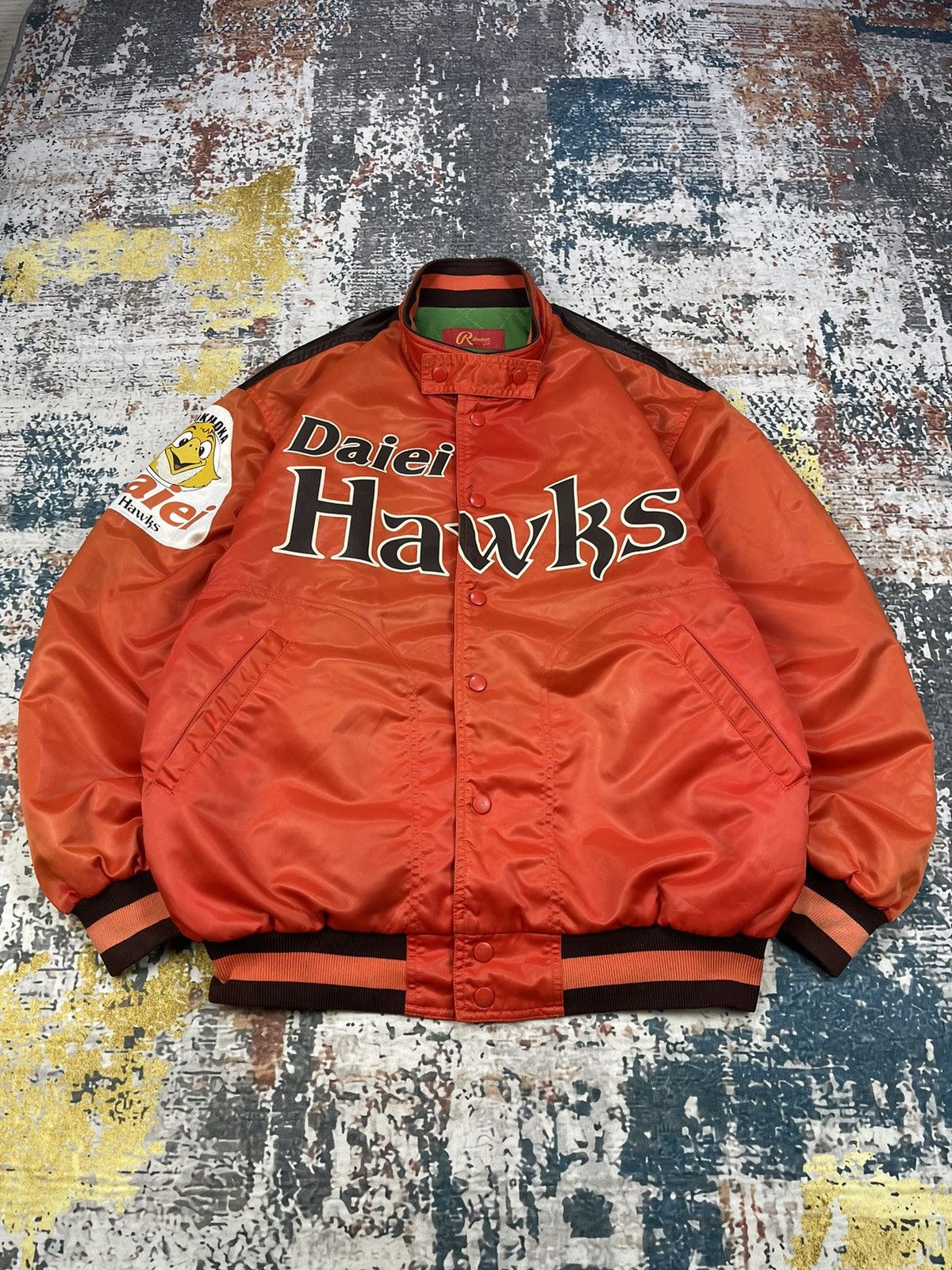 Asics Vintage 90s Asics Back Big Icon Stadium Jacket Size US L / EU 52-54 / 3 - 3 Thumbnail