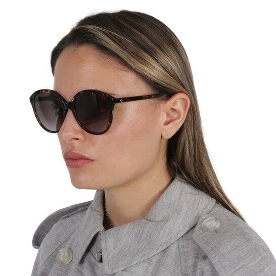 Kate Spade Kate Spade BRIA/G/S 0086 HA Sunglasses Havana Round Frame Size ONE SIZE - 5 Thumbnail