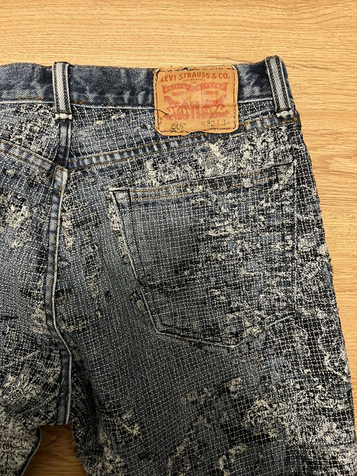 BORO Denim × Ends Repair × Proleta Re Art Boro Denim x Levi’s Size US 32 / EU 48 - 4 Thumbnail