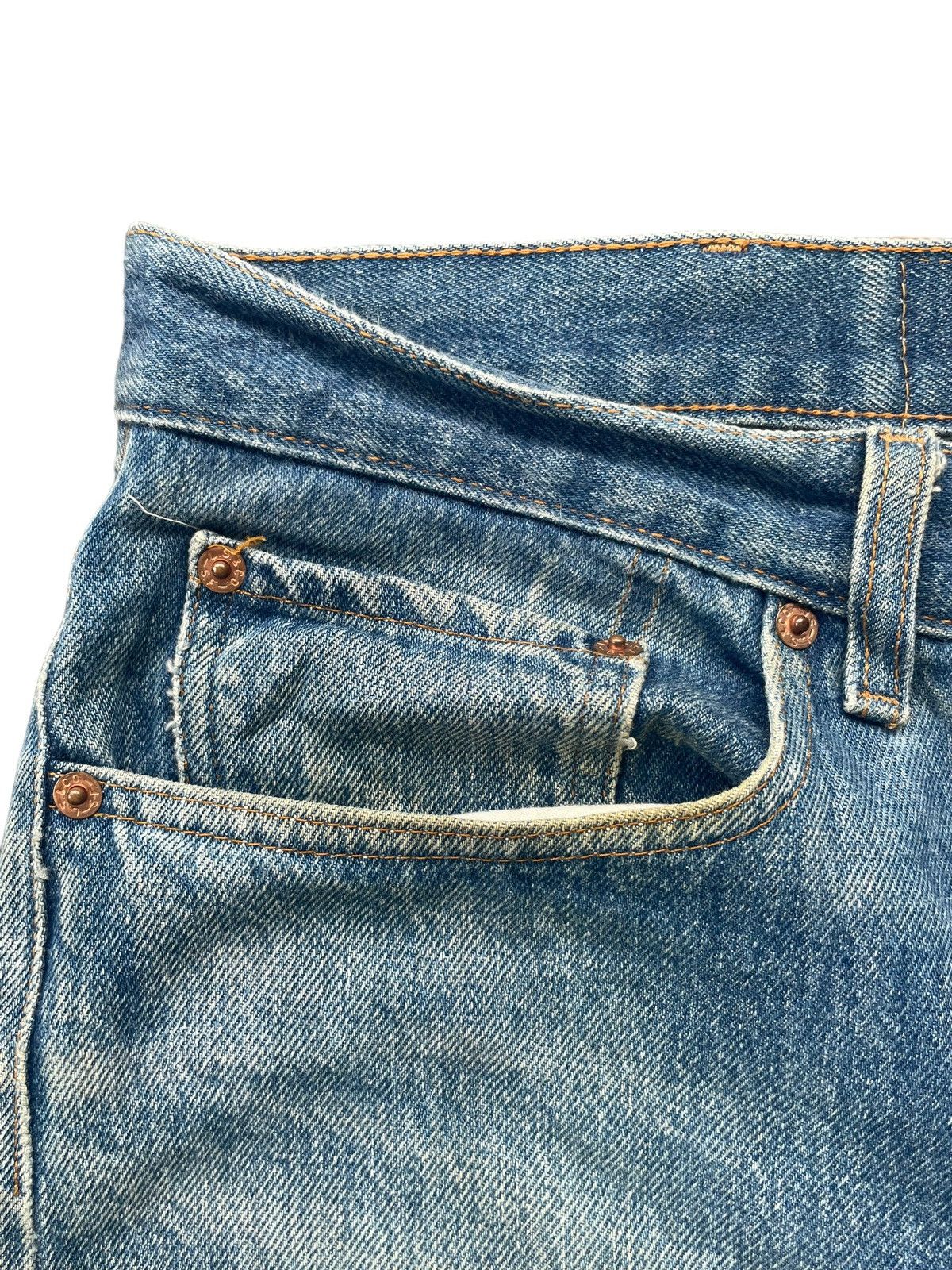 Levi's Vintage 1994 Levis 501 e Faded Denim Size US 39 - 7 Thumbnail