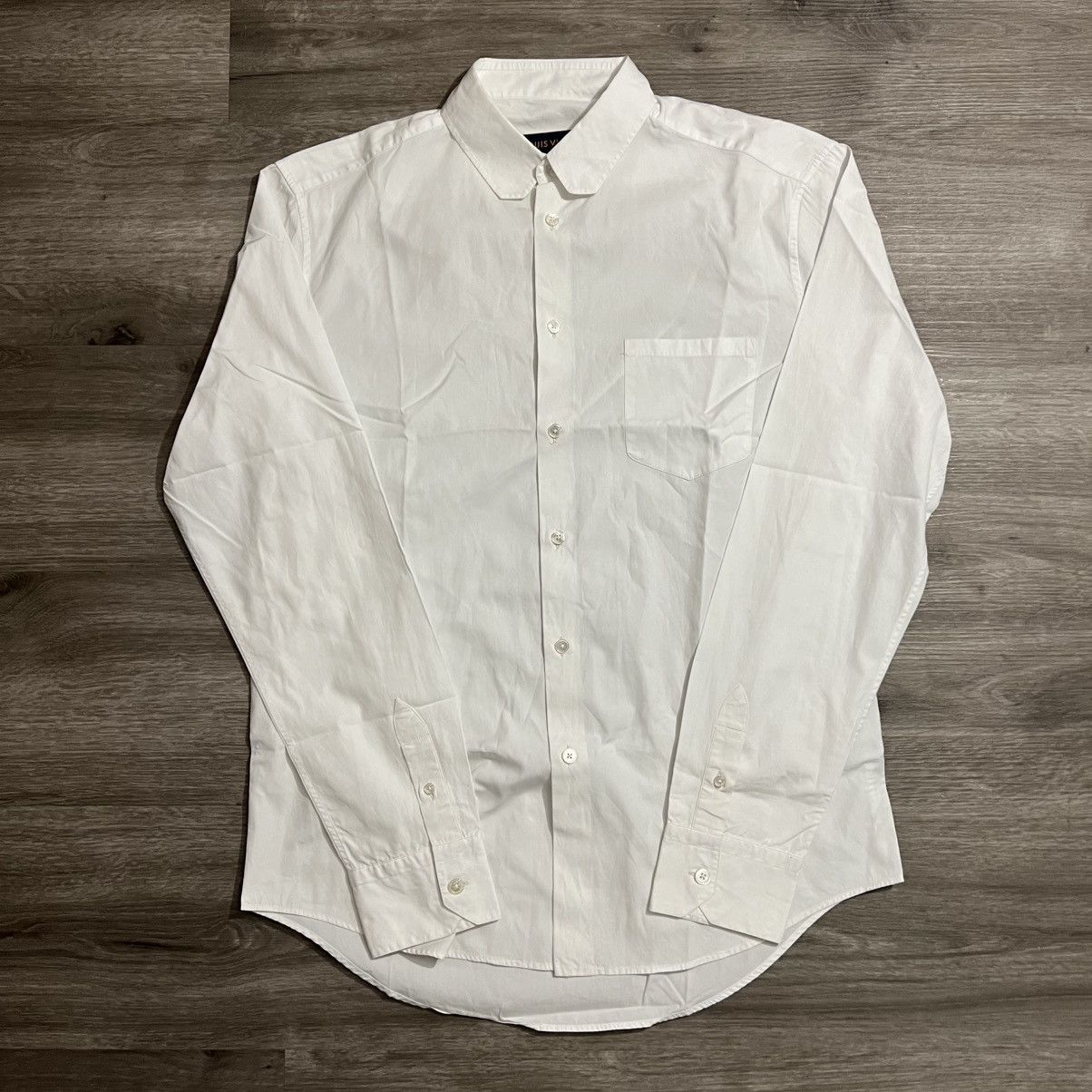 Louis Vuitton Louis Vuitton Regular DNA Poplin Shirt Size US M / EU 48-50 / 2 - 2 Thumbnail