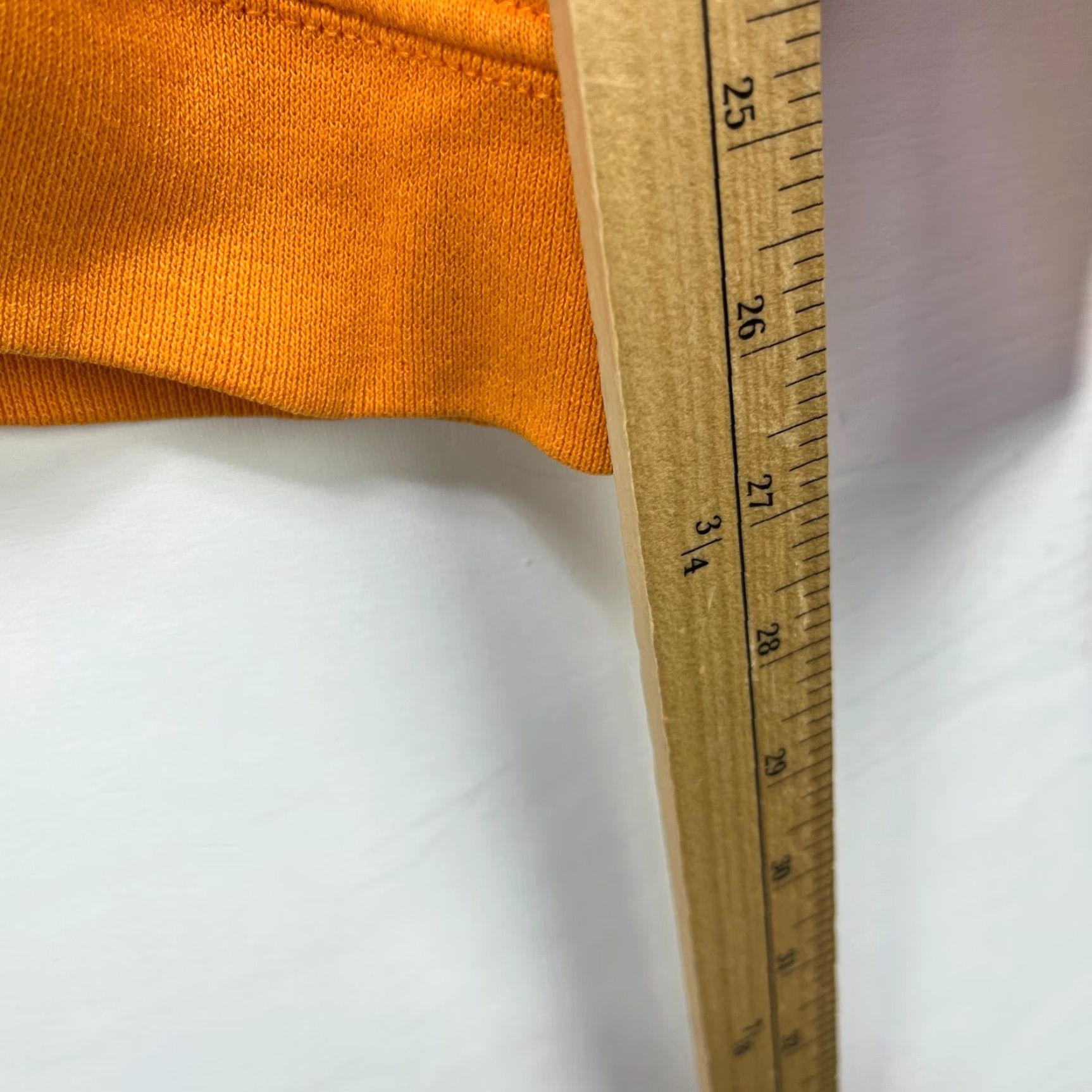 Russell Athletic VINTAGE Russell Athletic Hoodie XL Mens Orange Pullover Logo Crew Neck Fleece Cotton Long Sleeve Size US XL / EU 56 / 4 - 7 Thumbnail