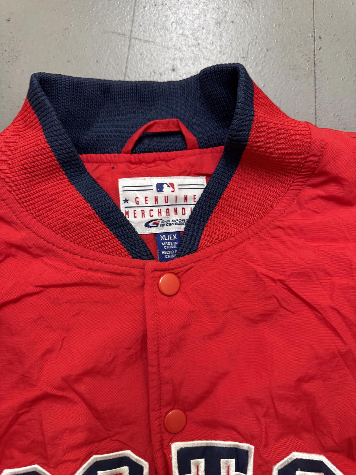 Starter Vintage Boston Red Sox Starter Jacket - Classic Red Size US XL / EU 56 / 4 - 4 Thumbnail