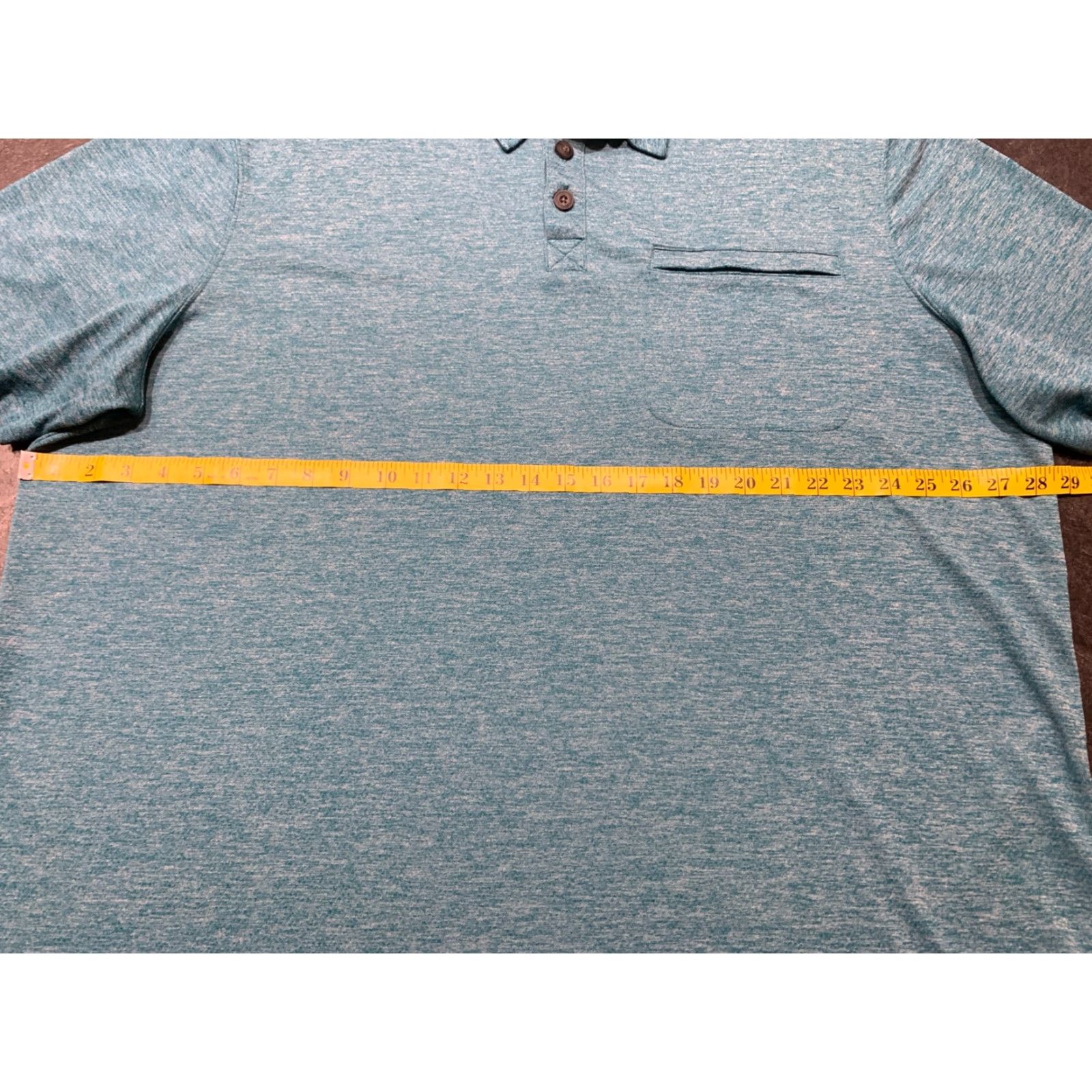 Duluth Trading Company Duluth Trading Men's Polo Shirt 2XL Turquoise Short Sleeve Wicking Casual Size US XXL / EU 58 / 5 - 6 Thumbnail