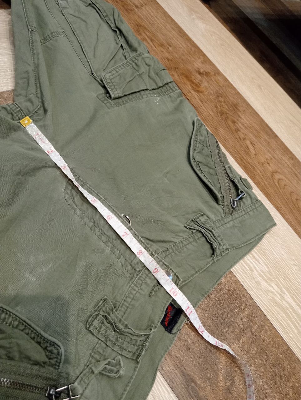JACKROSE JACKROSE JAPAN FLARED CARGO PANTS SIZE 33 GREEN ARMY Size US 33 - 12 Thumbnail